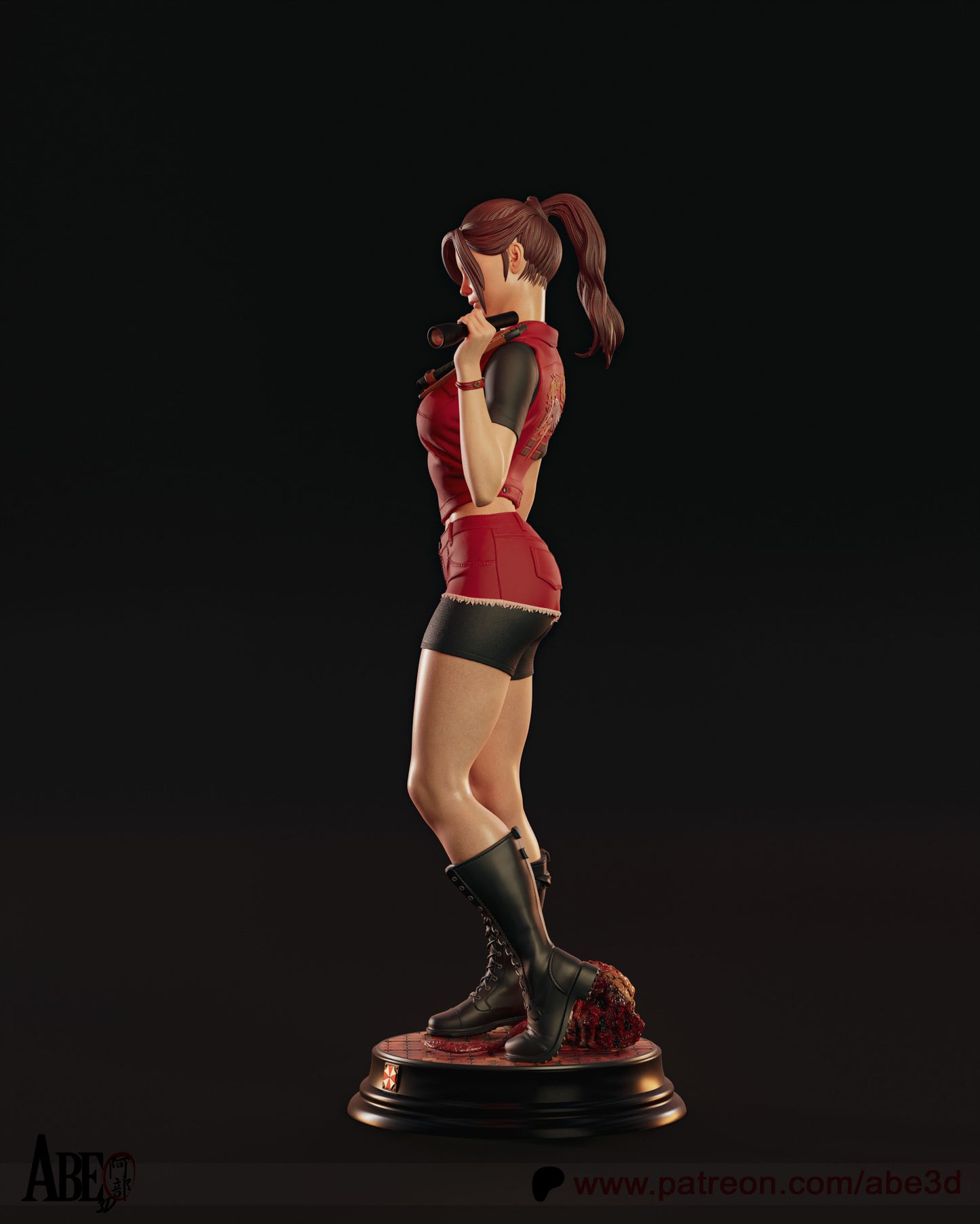 Claire (VARIANT PARTS INCLUDED) - Unassembled and Unpainted Garage Kit - Model Designed by Abe3d