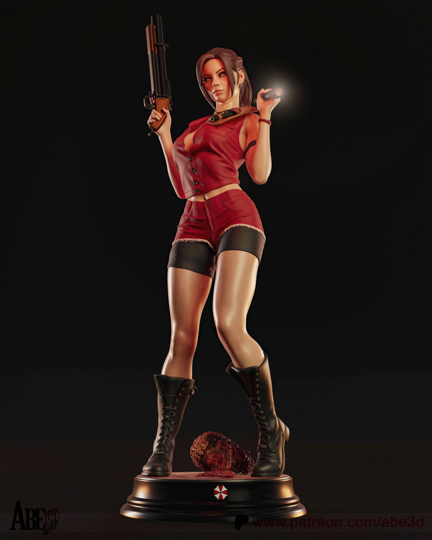 Claire (VARIANT PARTS INCLUDED) - Unassembled and Unpainted Garage Kit - Model Designed by Abe3d