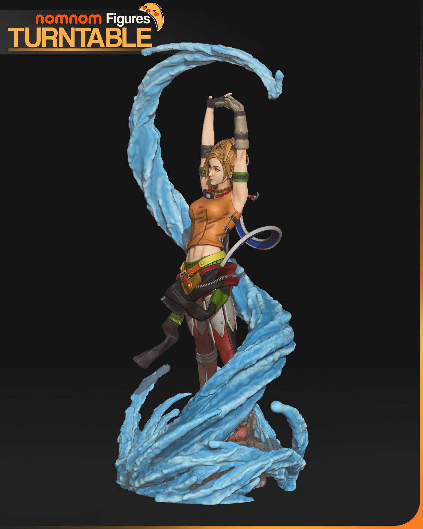 Rikku - Unassembled and Unpainted Garage Kit - Model Deisgned by NomNom Figures