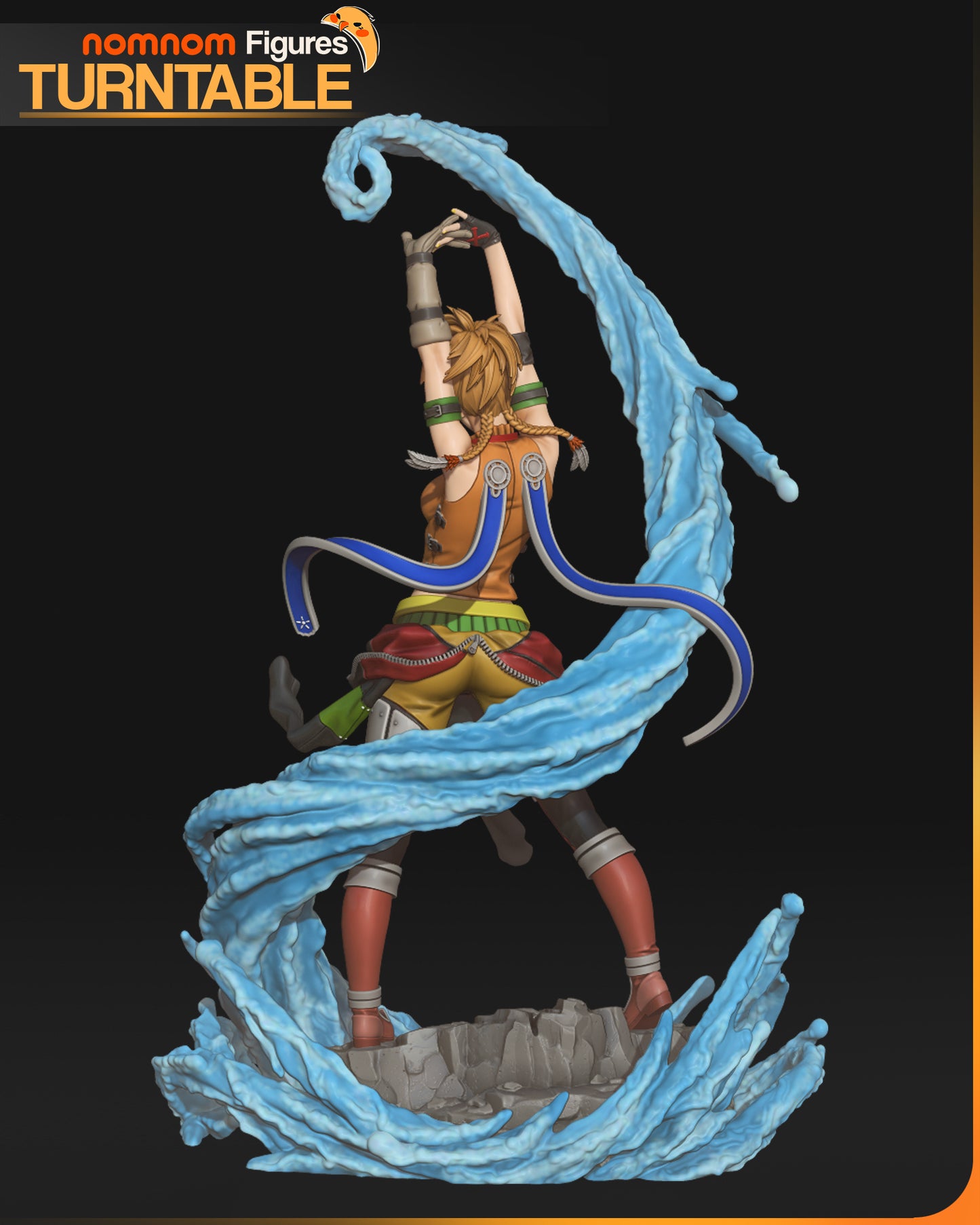 Rikku - Unassembled and Unpainted Garage Kit - Model Deisgned by NomNom Figures