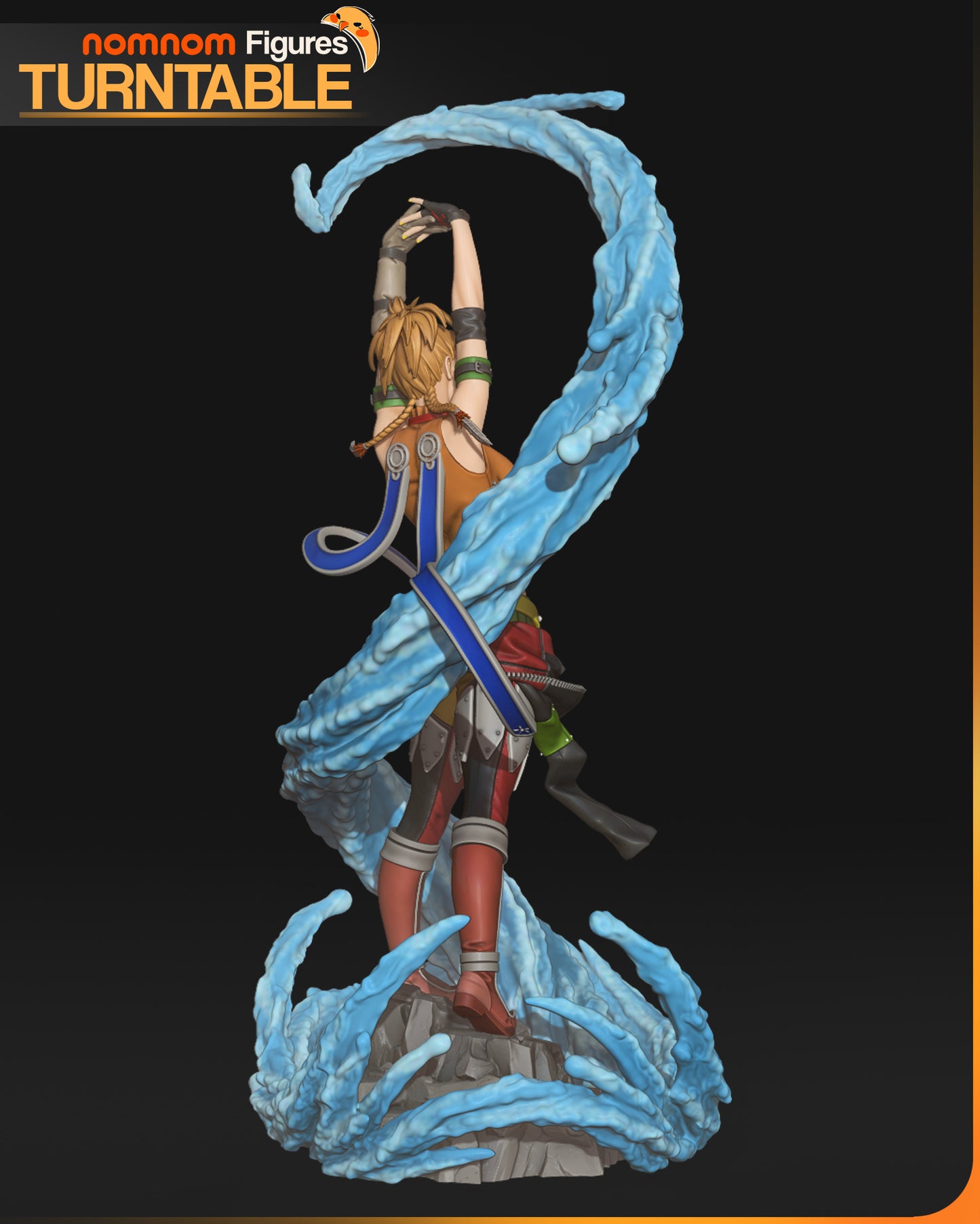 Rikku - Unassembled and Unpainted Garage Kit - Model Deisgned by NomNom Figures
