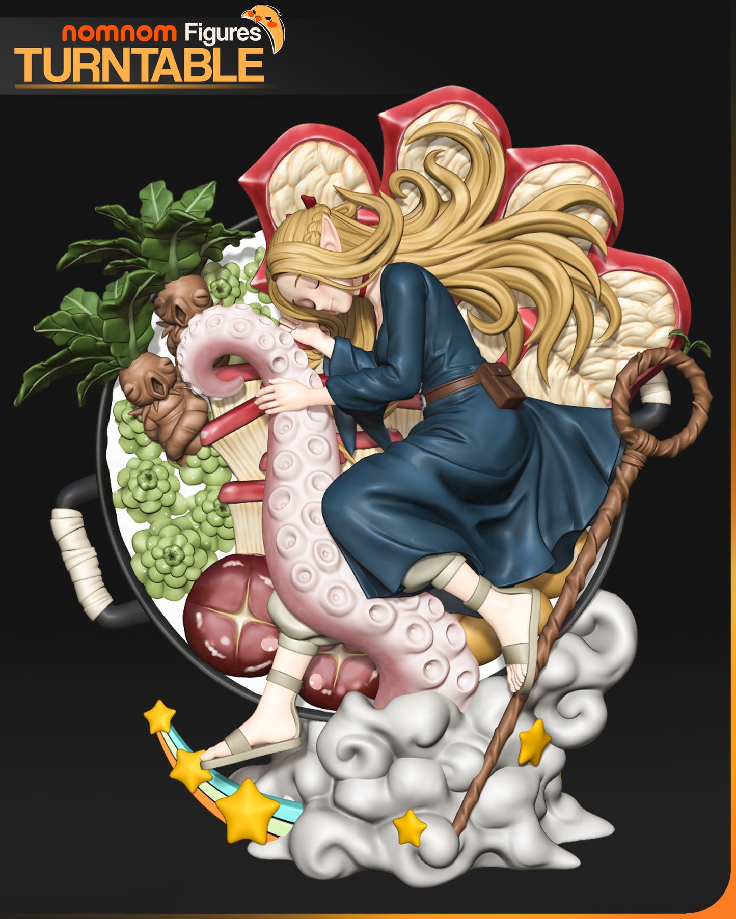 Marcille - Unassembled and Unpainted Garage Kit - Model Designed by NomNom Figures