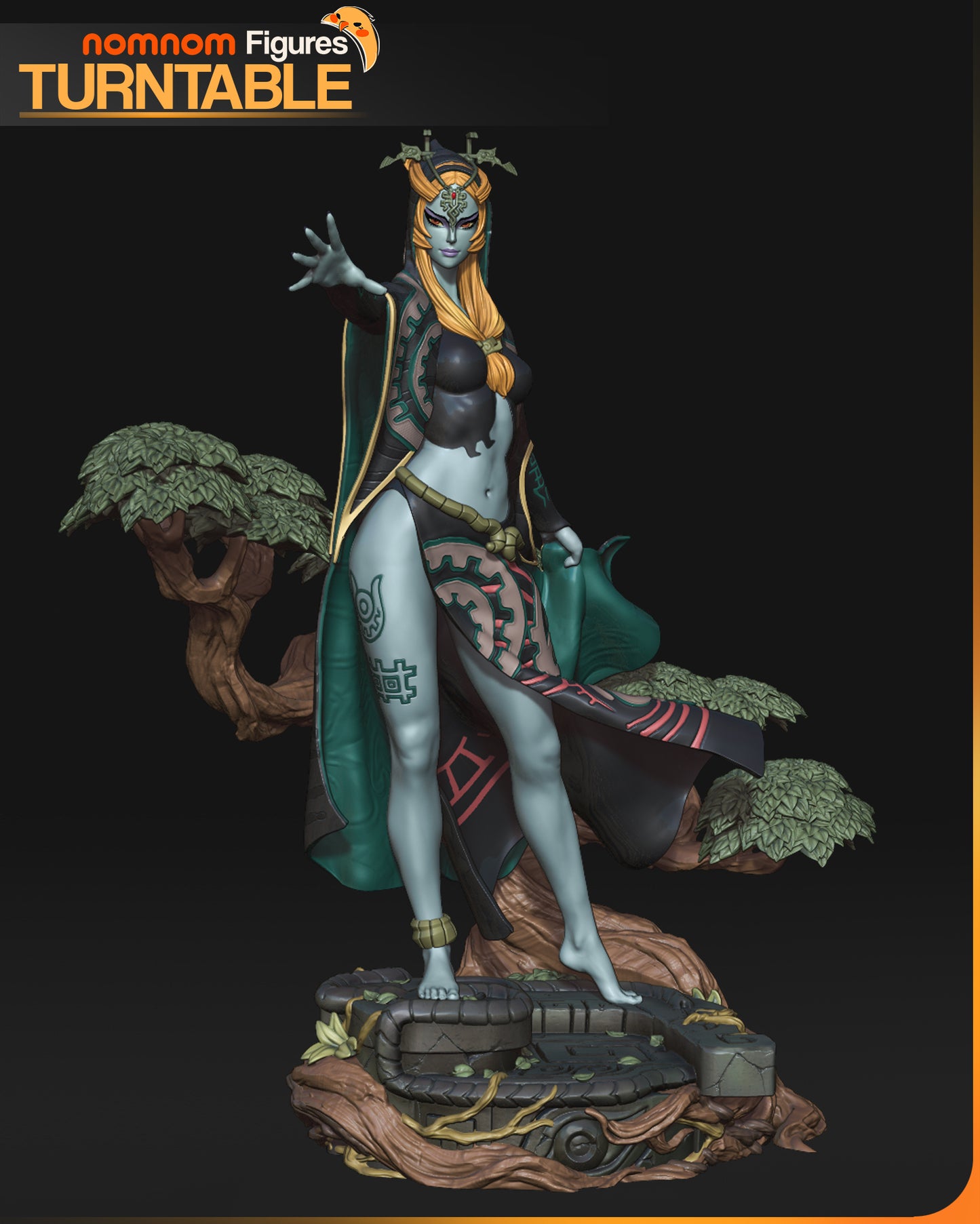 Midna - Unassembled and Unpainted Garage Kit - Model Designed by NomNom Figures