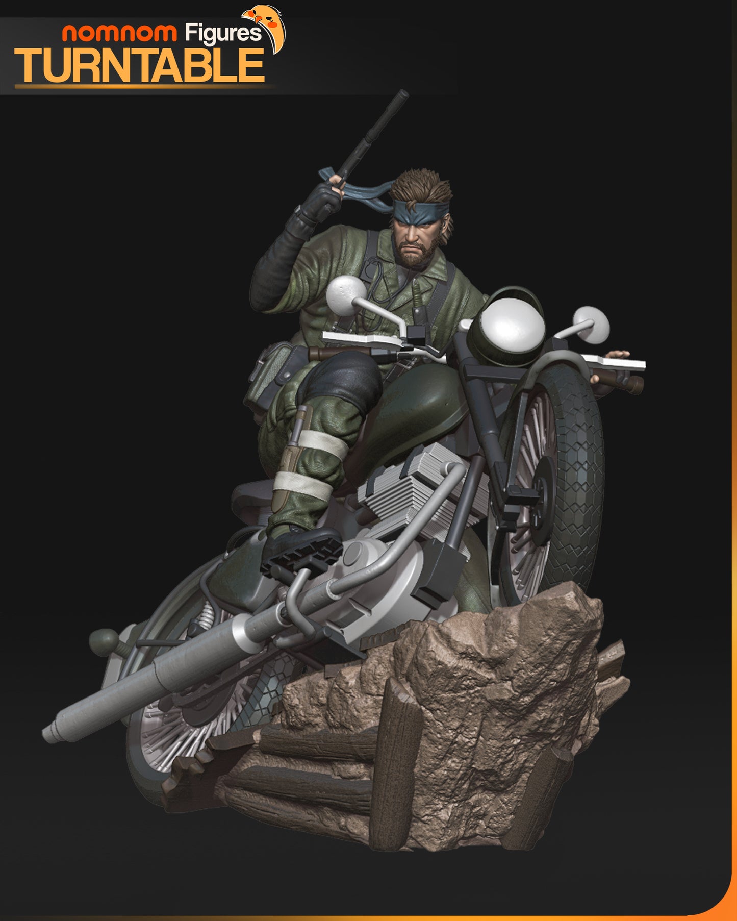 Snake - Unassembled and Unpainted Garage Kit - Model Designed by NomNom Figures