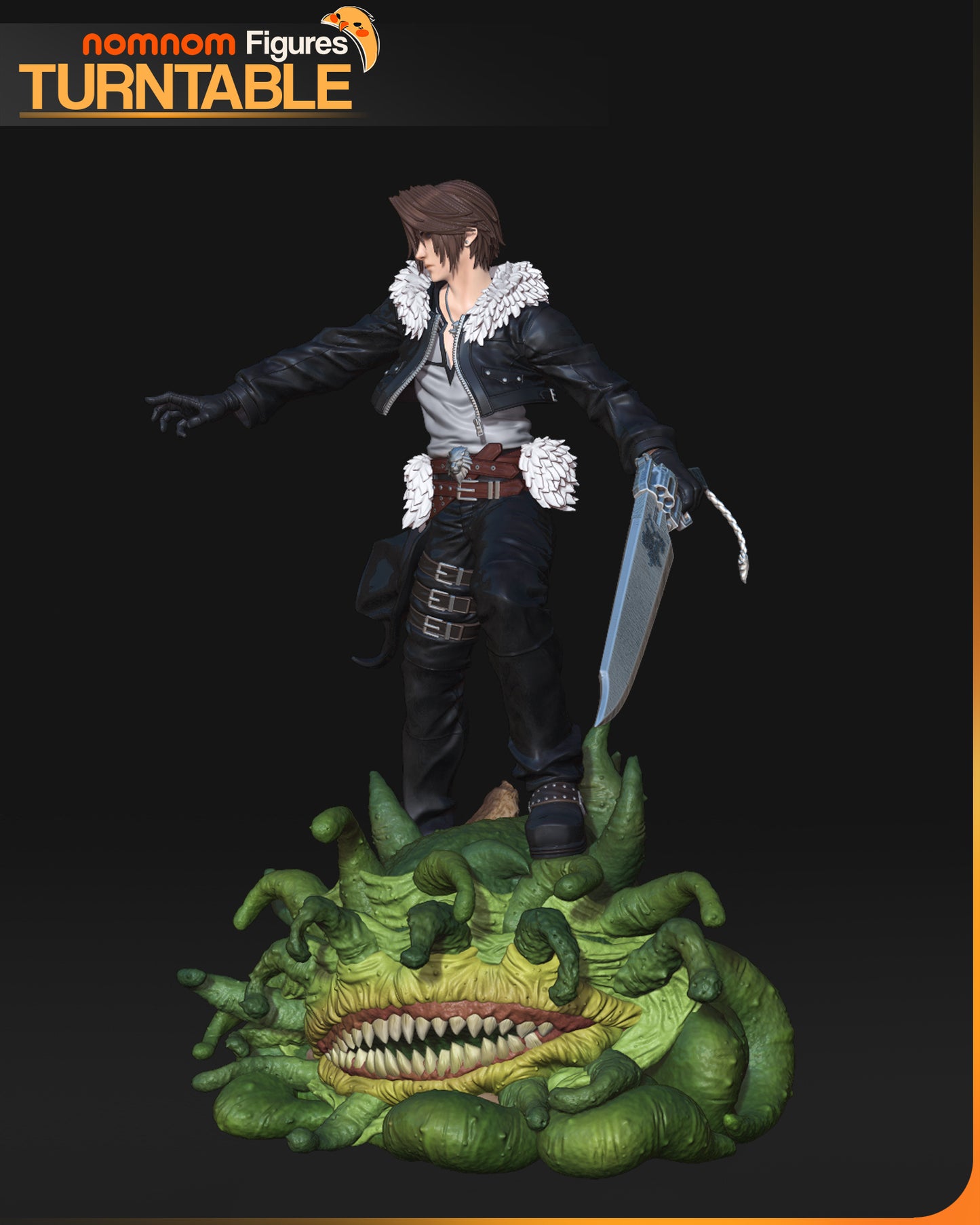 Squall - Unassembled and Unpainted Garage Kit - Model Designed by NomNom Figures