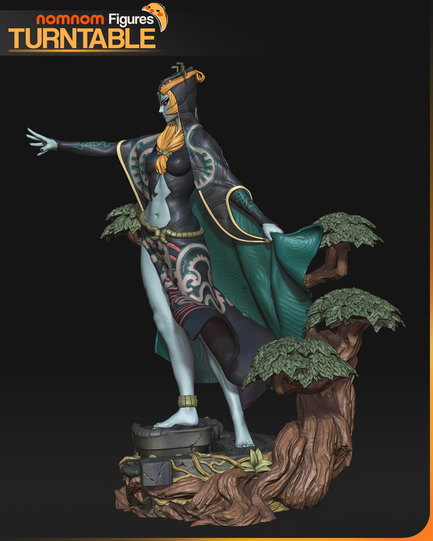 Midna - Unassembled and Unpainted Garage Kit - Model Designed by NomNom Figures