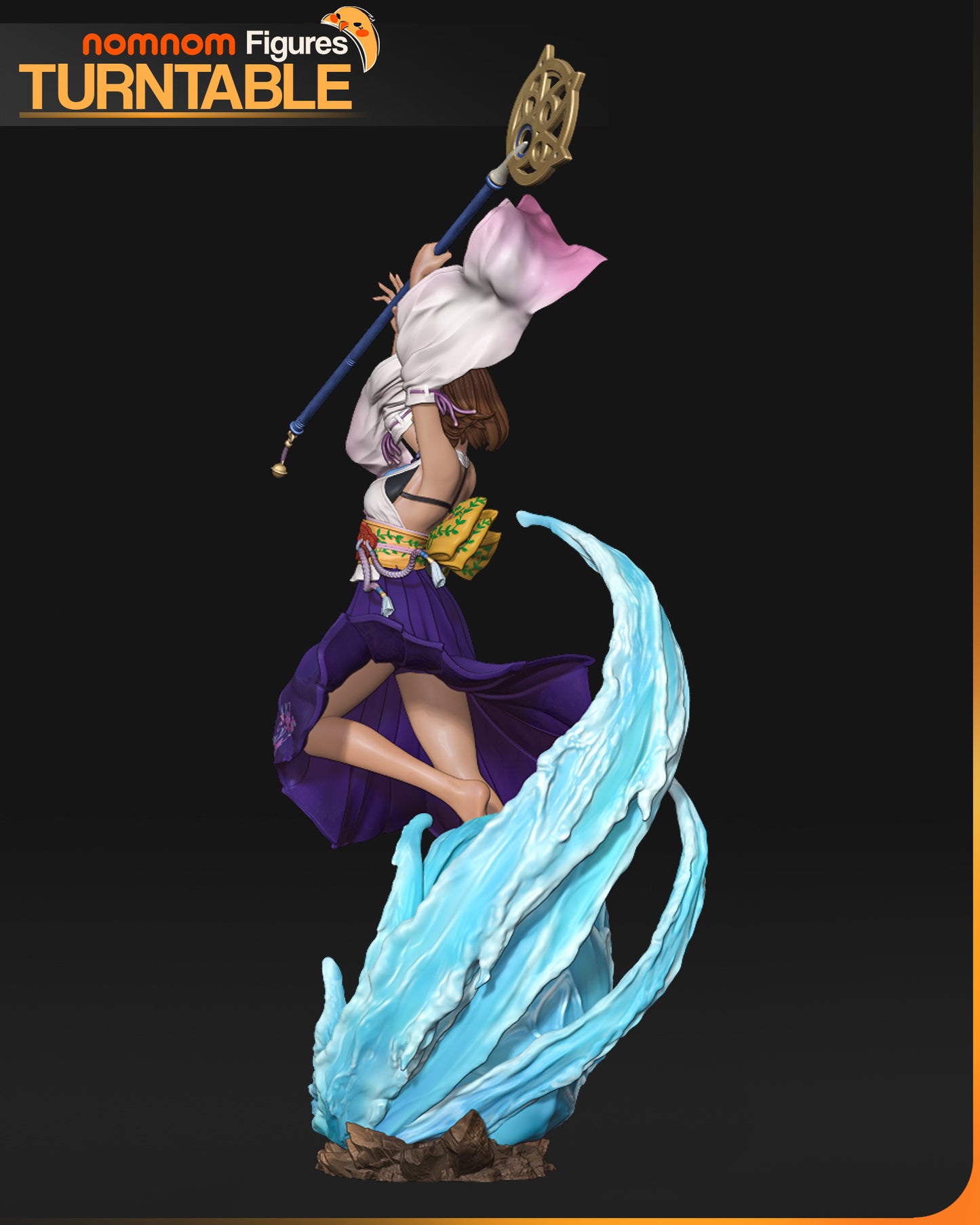 Yuna FFX - Unassembeld and Unpainted Garage Kit - Model Designed by NomNom Figures
