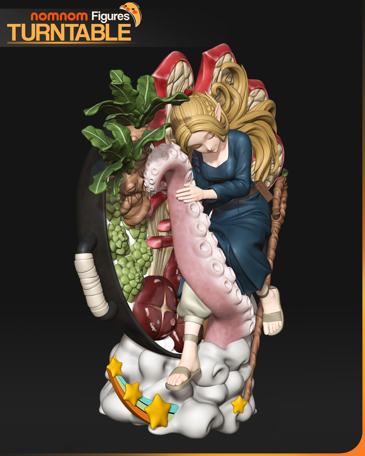 Marcille - Unassembled and Unpainted Garage Kit - Model Designed by NomNom Figures