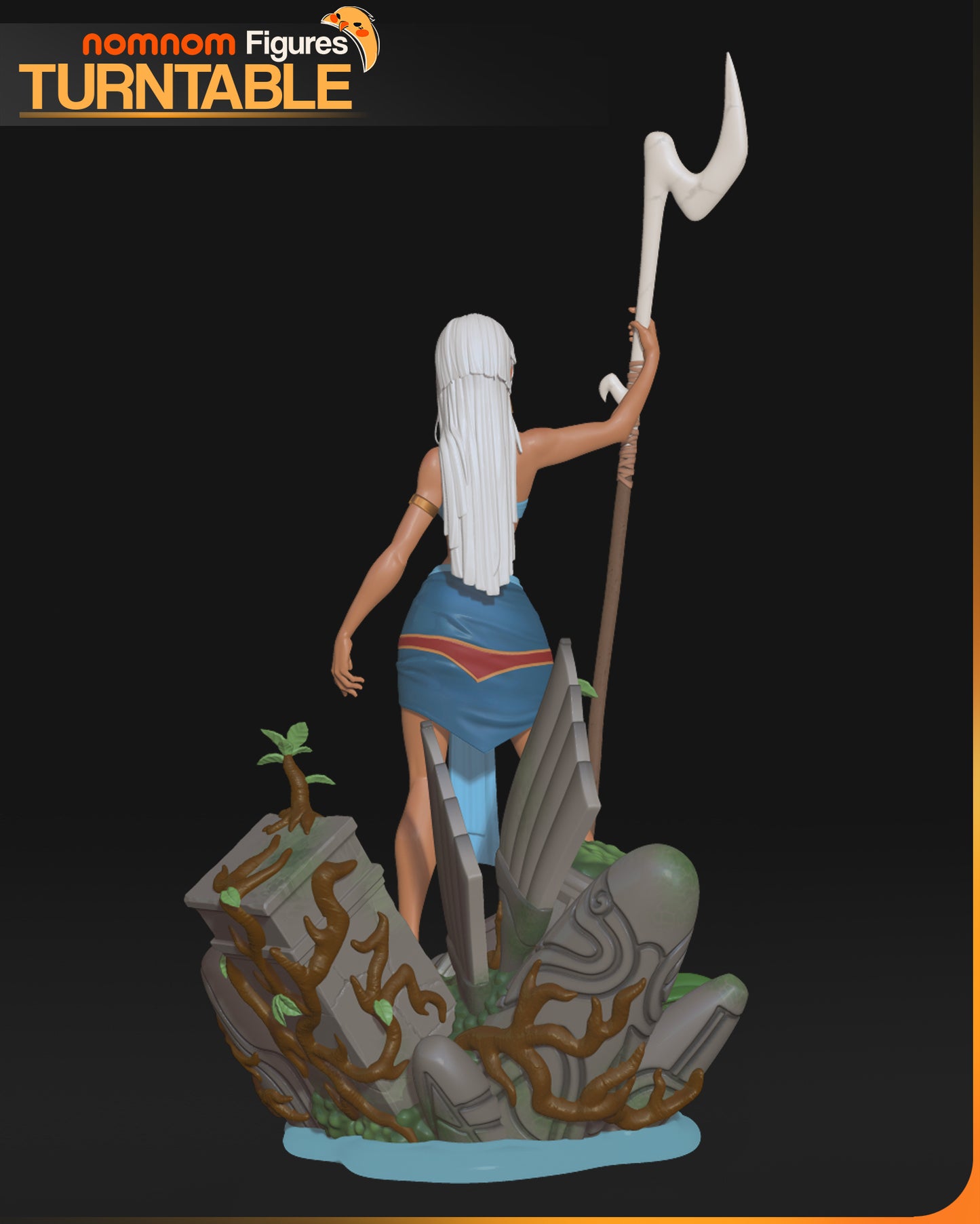 Kida - Unassembled and Unpainted Garage Kit - Model Designed by NomNom Figures