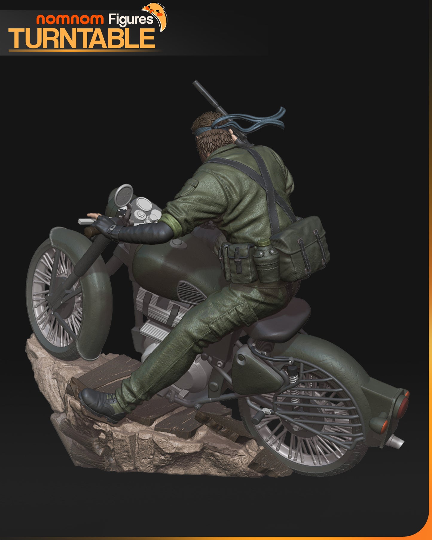 Snake - Unassembled and Unpainted Garage Kit - Model Designed by NomNom Figures