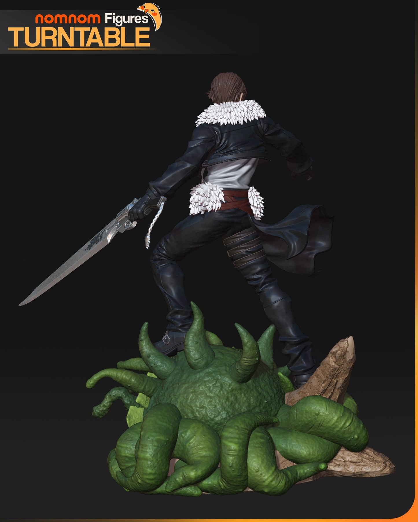 Squall - Unassembled and Unpainted Garage Kit - Model Designed by NomNom Figures