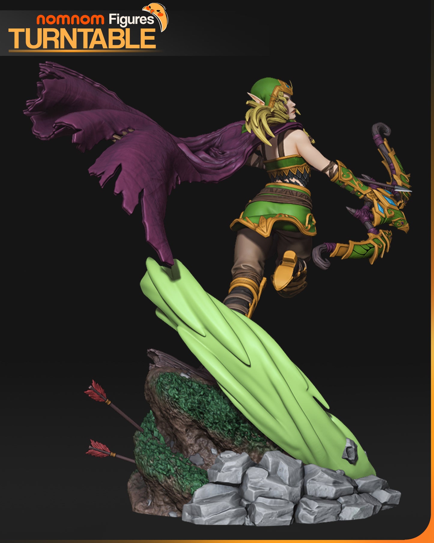 Alleria Windrunner - Unassembled and Unpainted Garage Kit - Model Designed by NomNom Figures