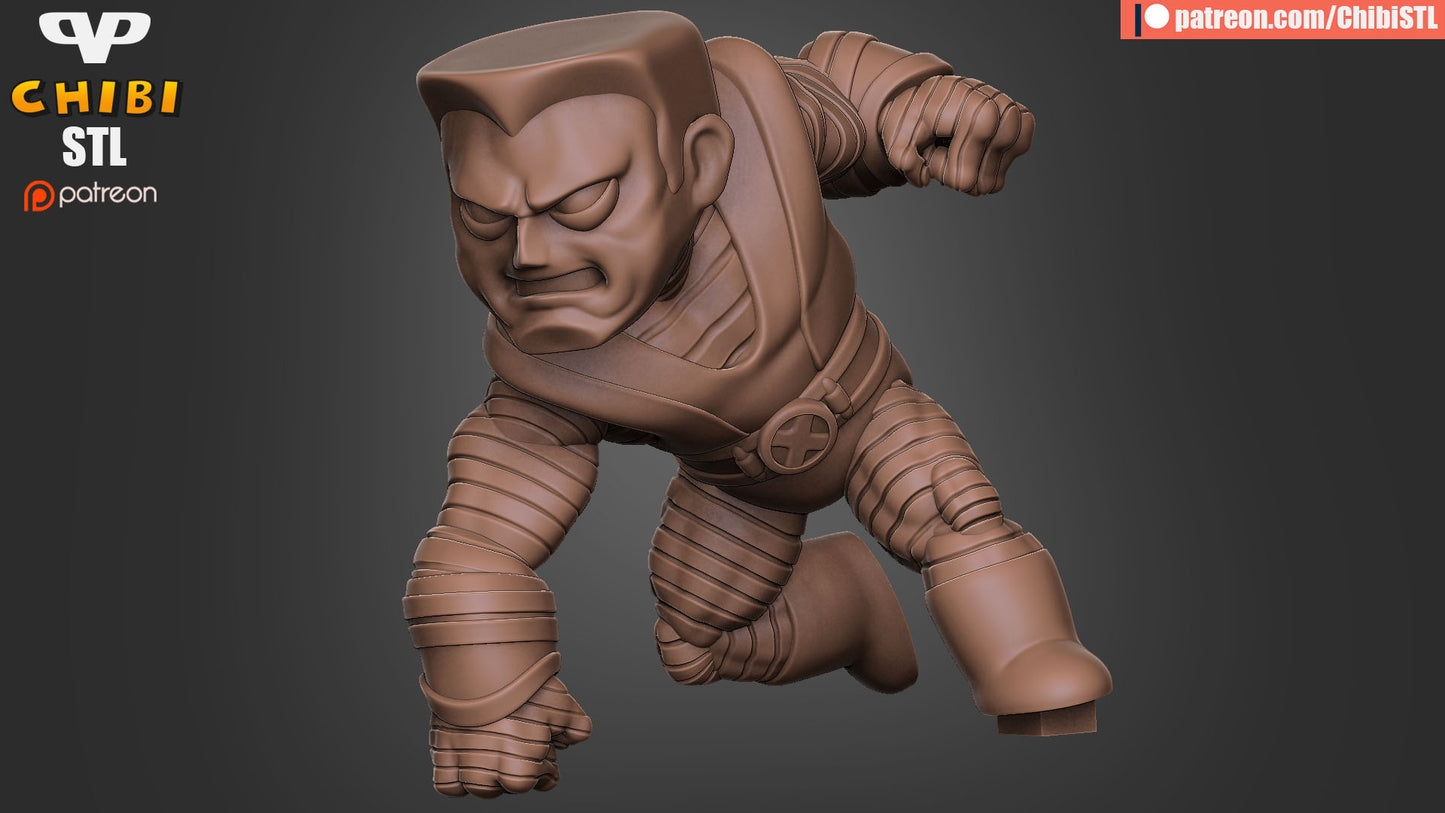 X-Men vs Sentinel Diorama - Unassembled and Unpainted Garage Kit - Model Designed by ChibiSTL