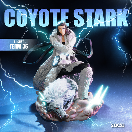 Coyote - Unassembled and Unpainted Garage Kit - Model Designed by Sekai3D