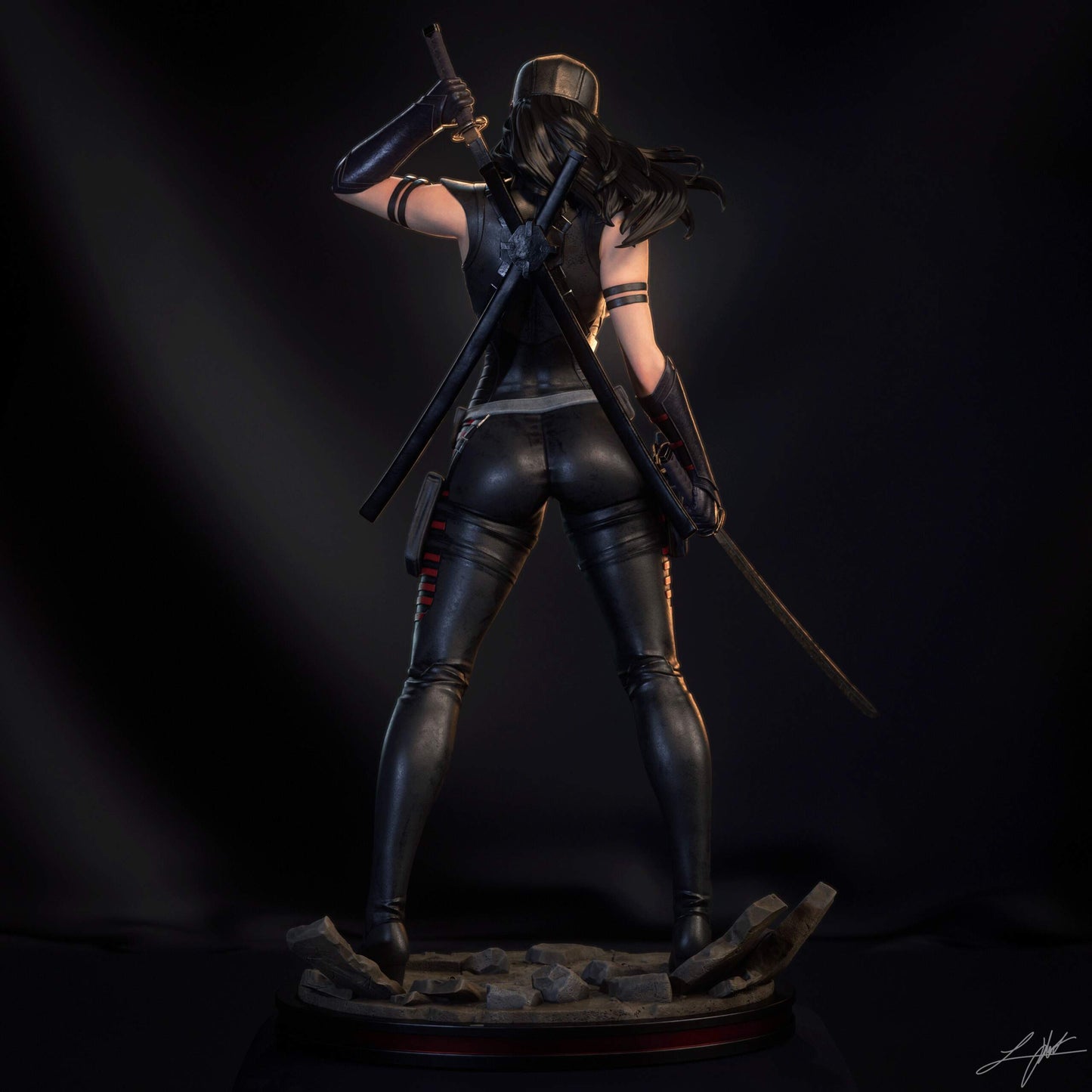 Snake Eyes II (HEAD VARIANT INCLUDED) - Unassembled and Unpainted Garage Kit Model Designed by Abe3D/Ramses