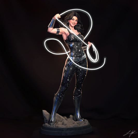 Donna Troy - Unassembled and Unpainted Garage Kit - Model Designed by Abe3d