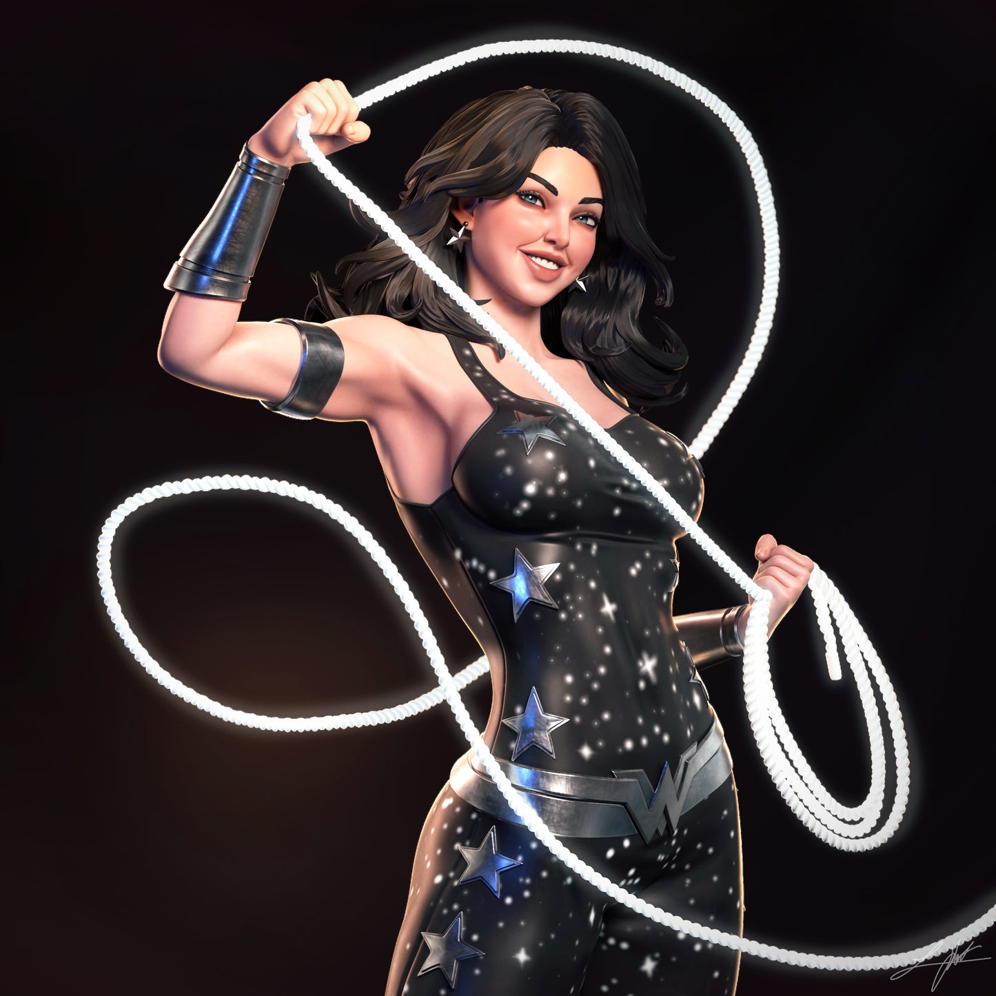 Donna Troy - Unassembled and Unpainted Garage Kit - Model Designed by Abe3d