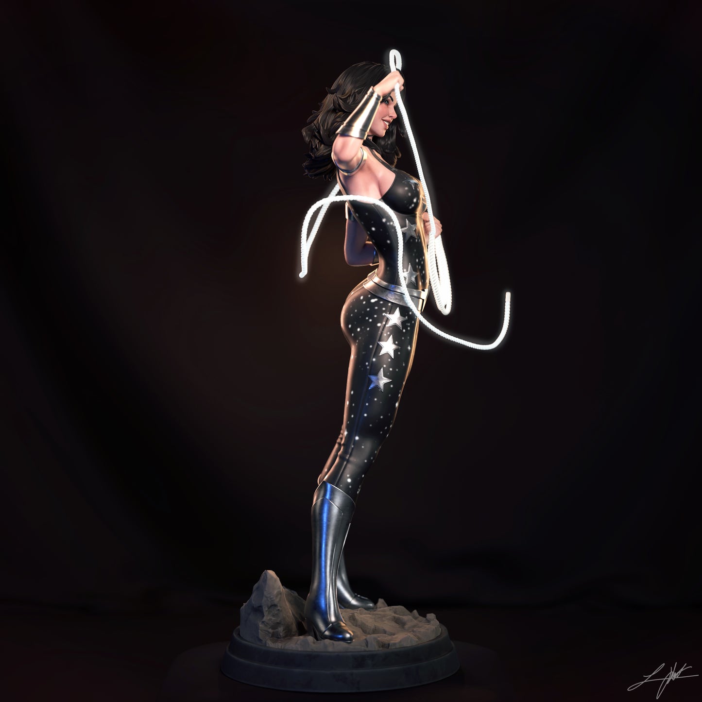 Donna Troy - Unassembled and Unpainted Garage Kit - Model Designed by Abe3d