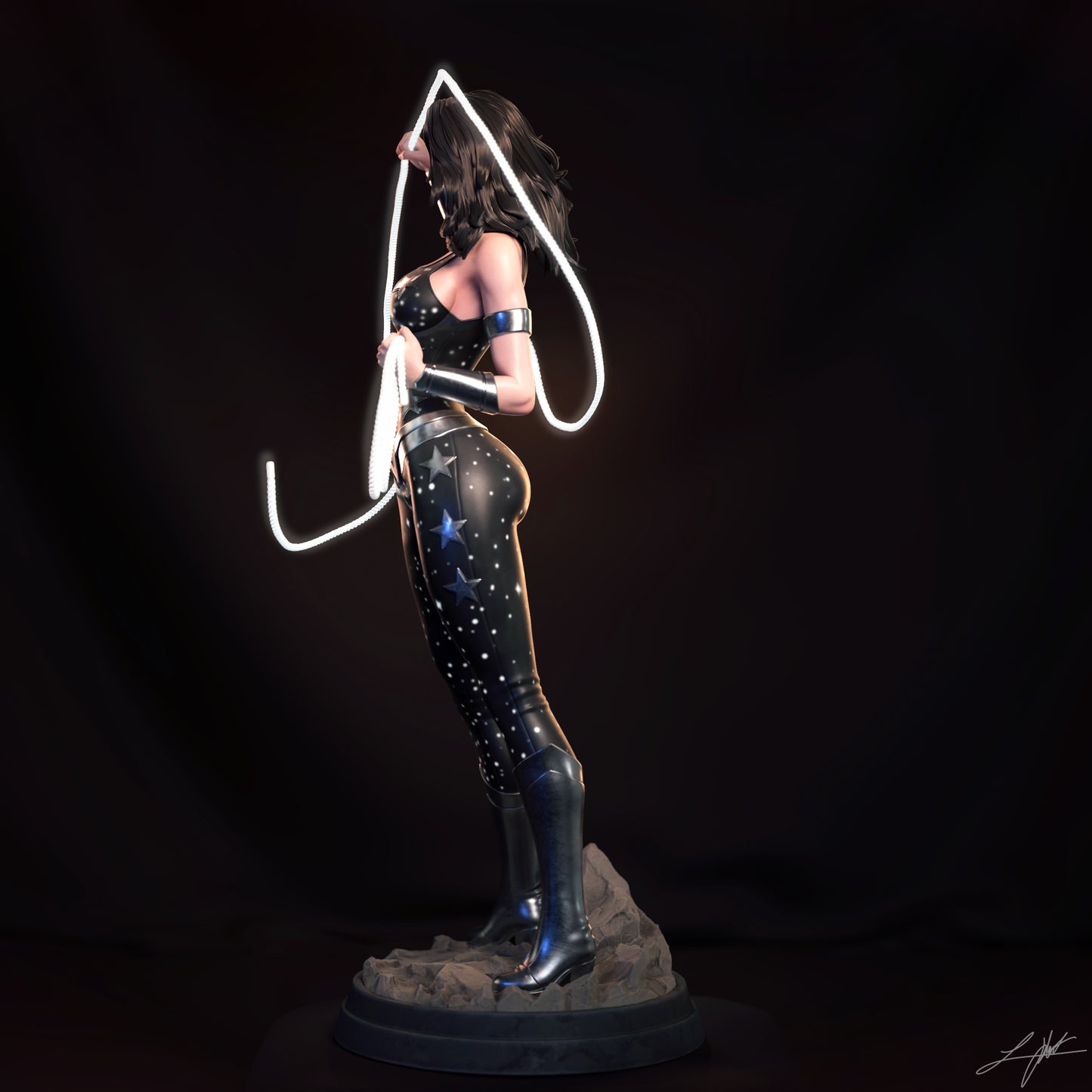 Donna Troy - Unassembled and Unpainted Garage Kit - Model Designed by Abe3d