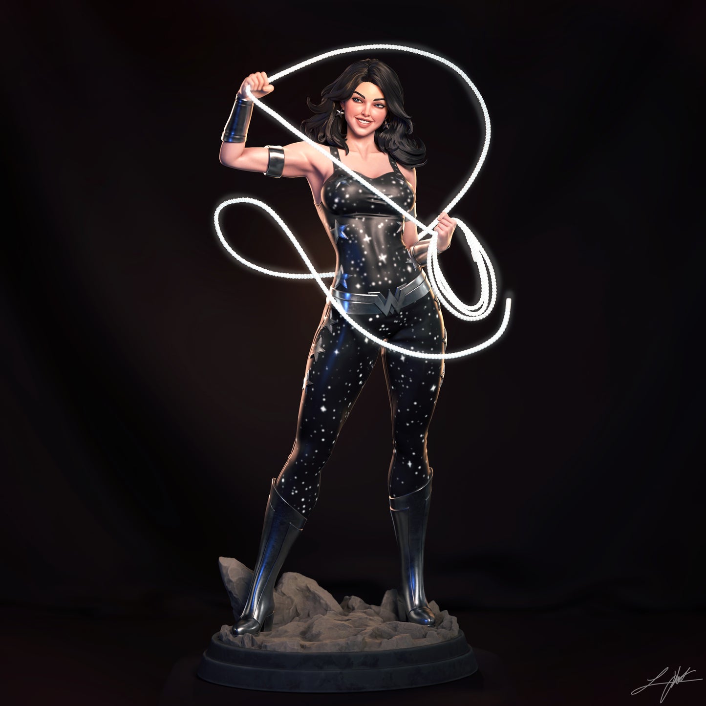 Donna Troy - Unassembled and Unpainted Garage Kit - Model Designed by Abe3d