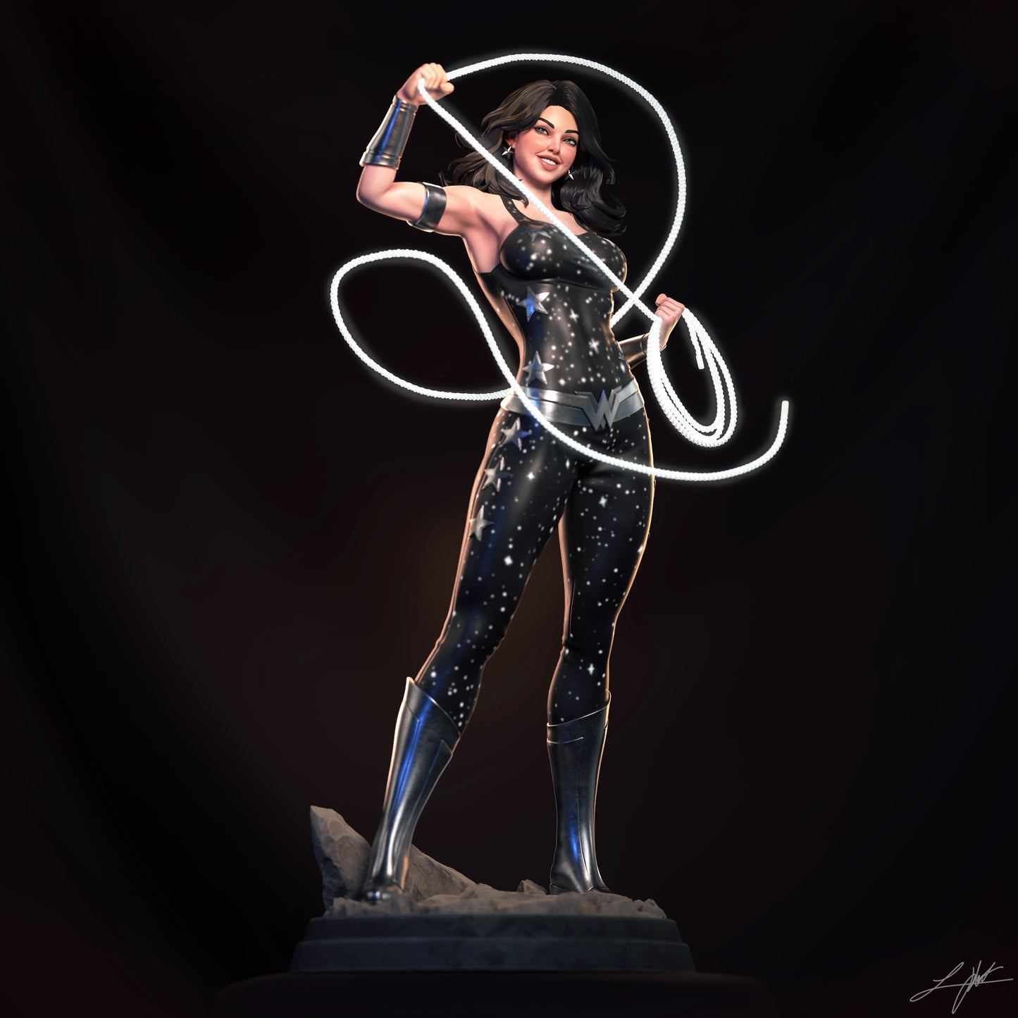 Donna Troy - Unassembled and Unpainted Garage Kit - Model Designed by Abe3d