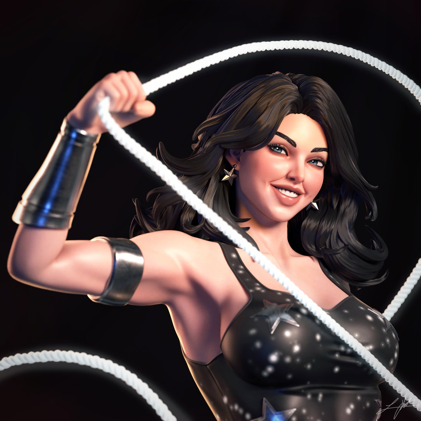 Donna Troy - Unassembled and Unpainted Garage Kit - Model Designed by Abe3d