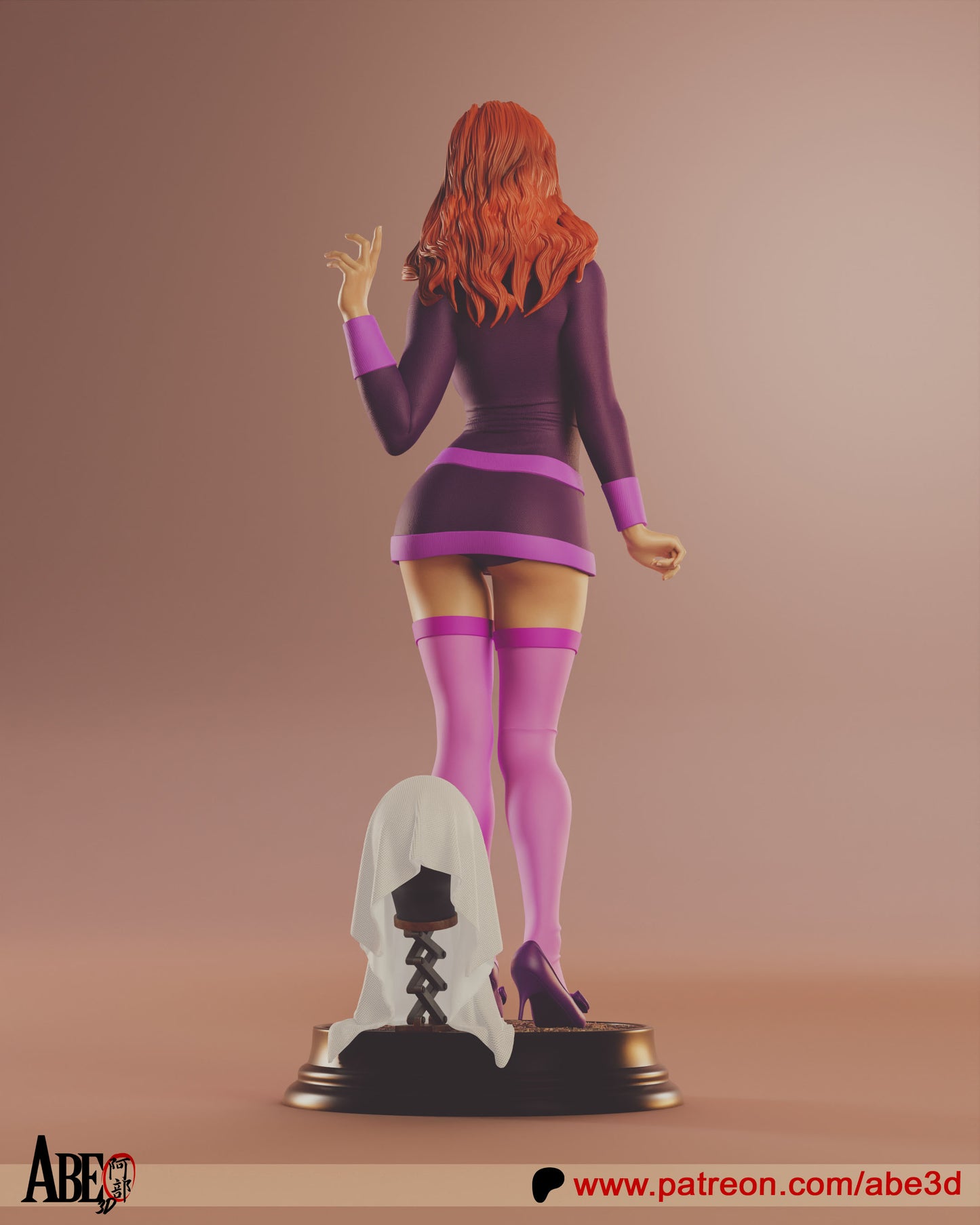 Velma and Daphne - Unassembled and Unpainted Garage Kit - Model Designed by Abe3d