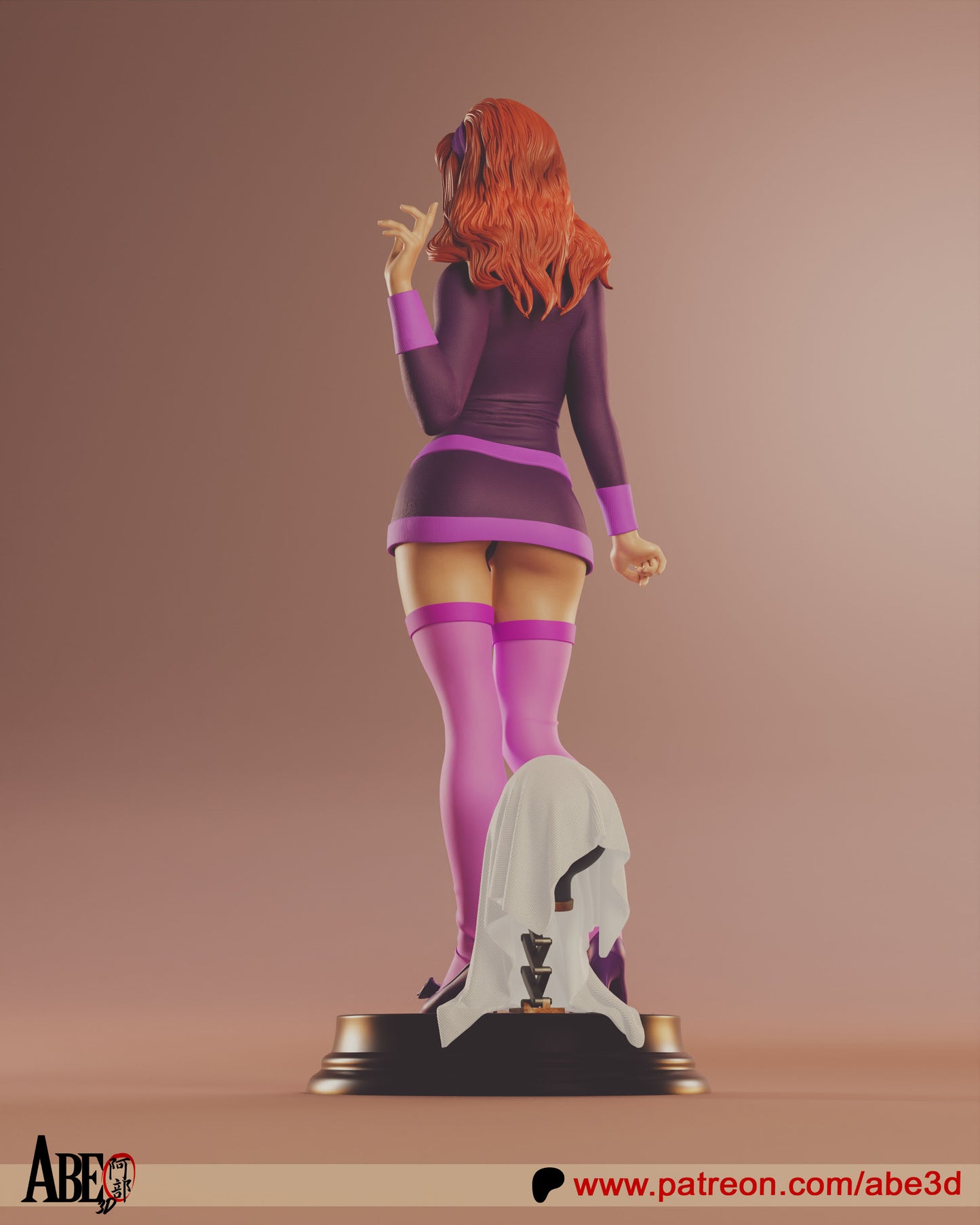 Velma and Daphne - Unassembled and Unpainted Garage Kit - Model Designed by Abe3d