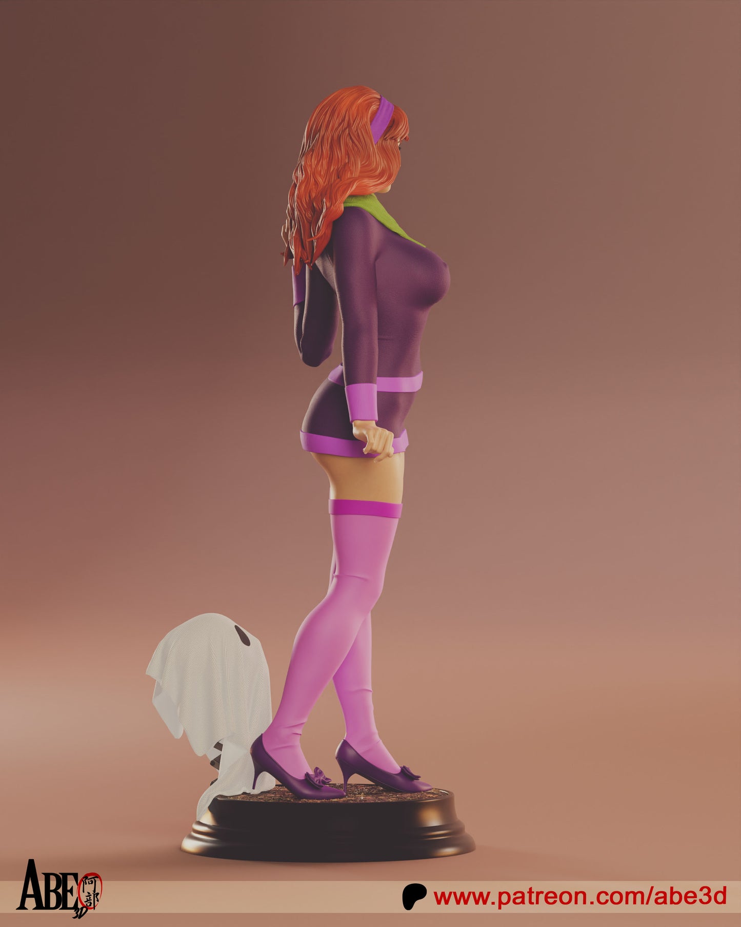 Velma and Daphne - Unassembled and Unpainted Garage Kit - Model Designed by Abe3d