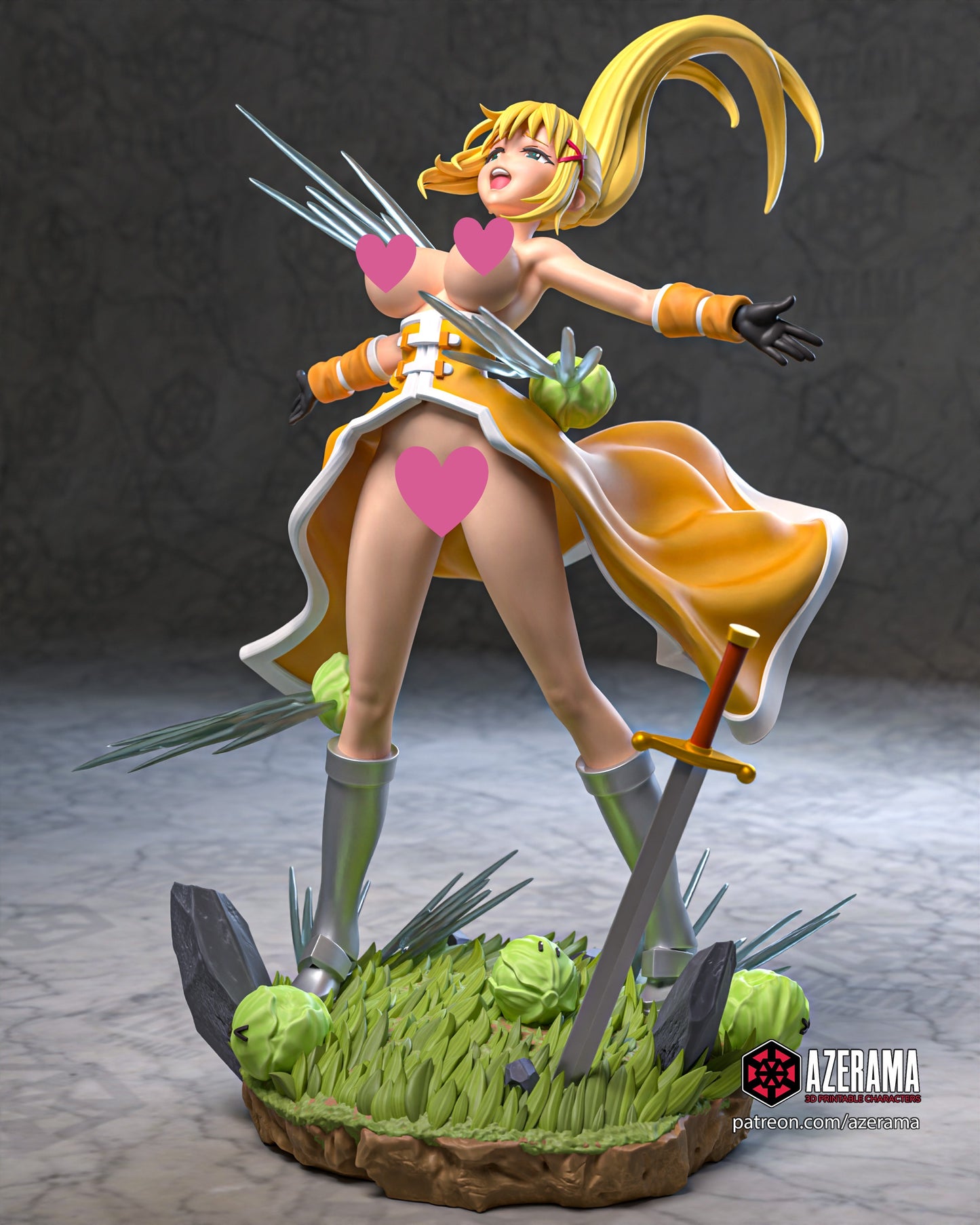 Darkness NSFW - Unassembled and Unpainted Garage Kit - Model Designed by Azerama