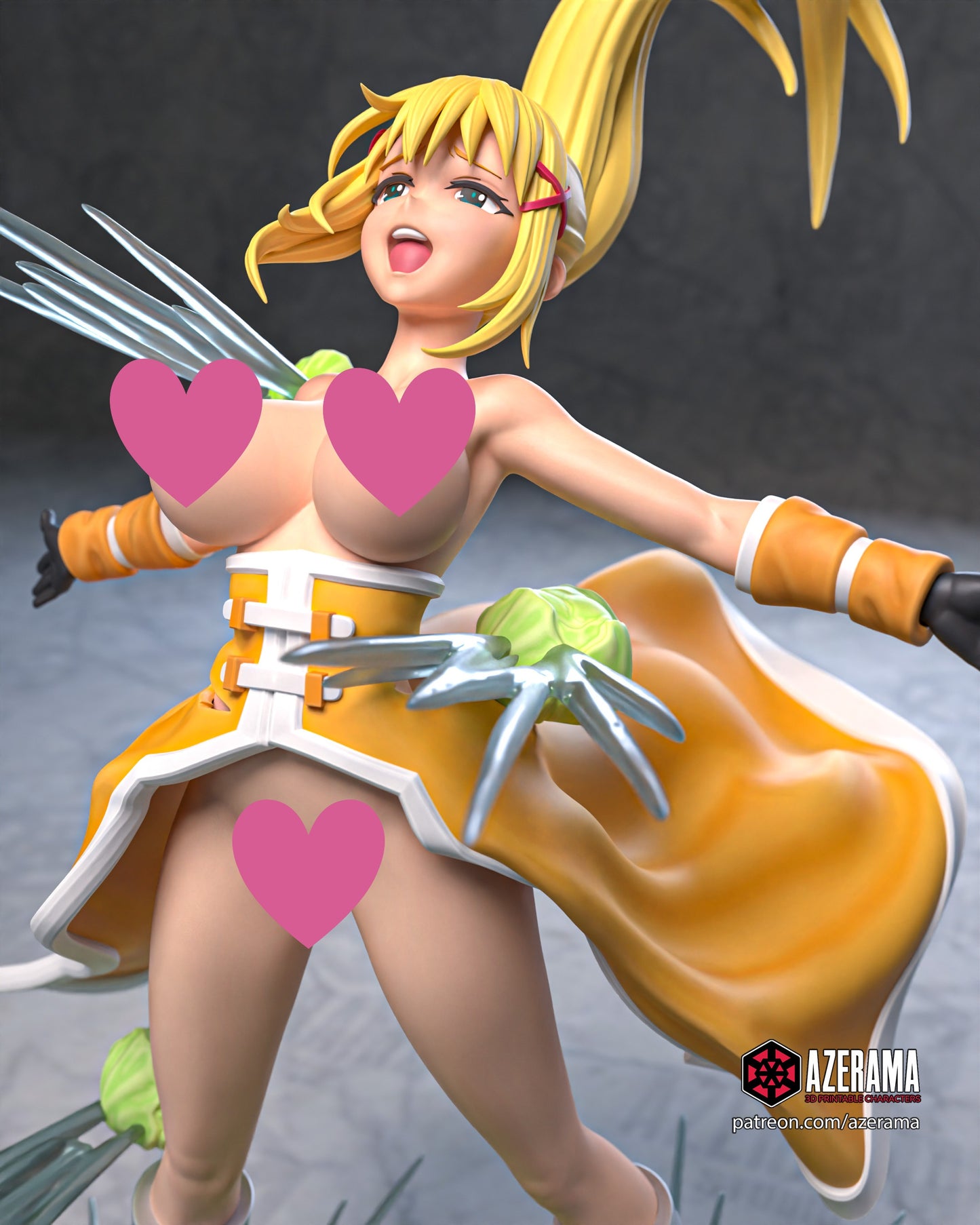 Darkness NSFW - Unassembled and Unpainted Garage Kit - Model Designed by Azerama