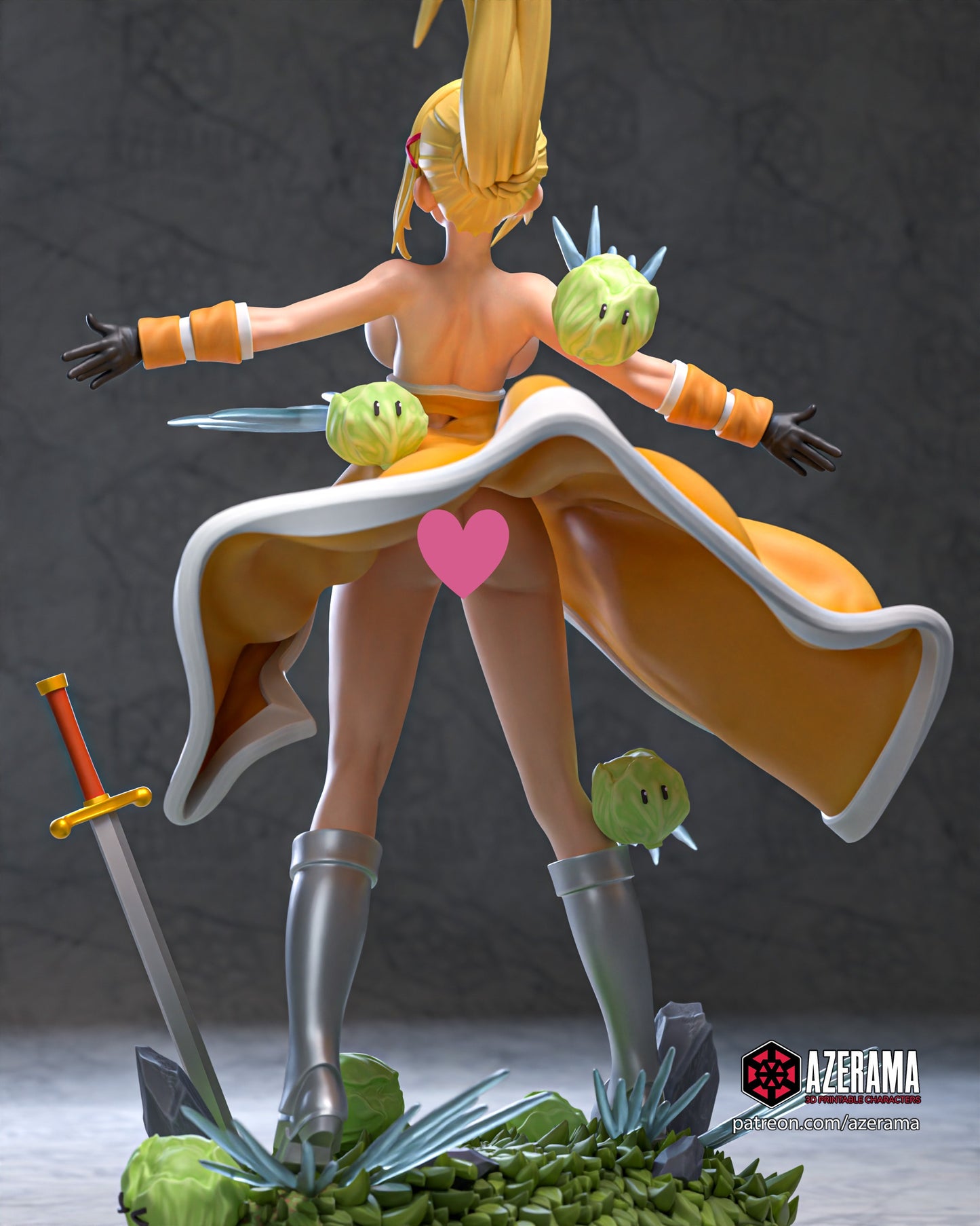 Darkness NSFW - Unassembled and Unpainted Garage Kit - Model Designed by Azerama