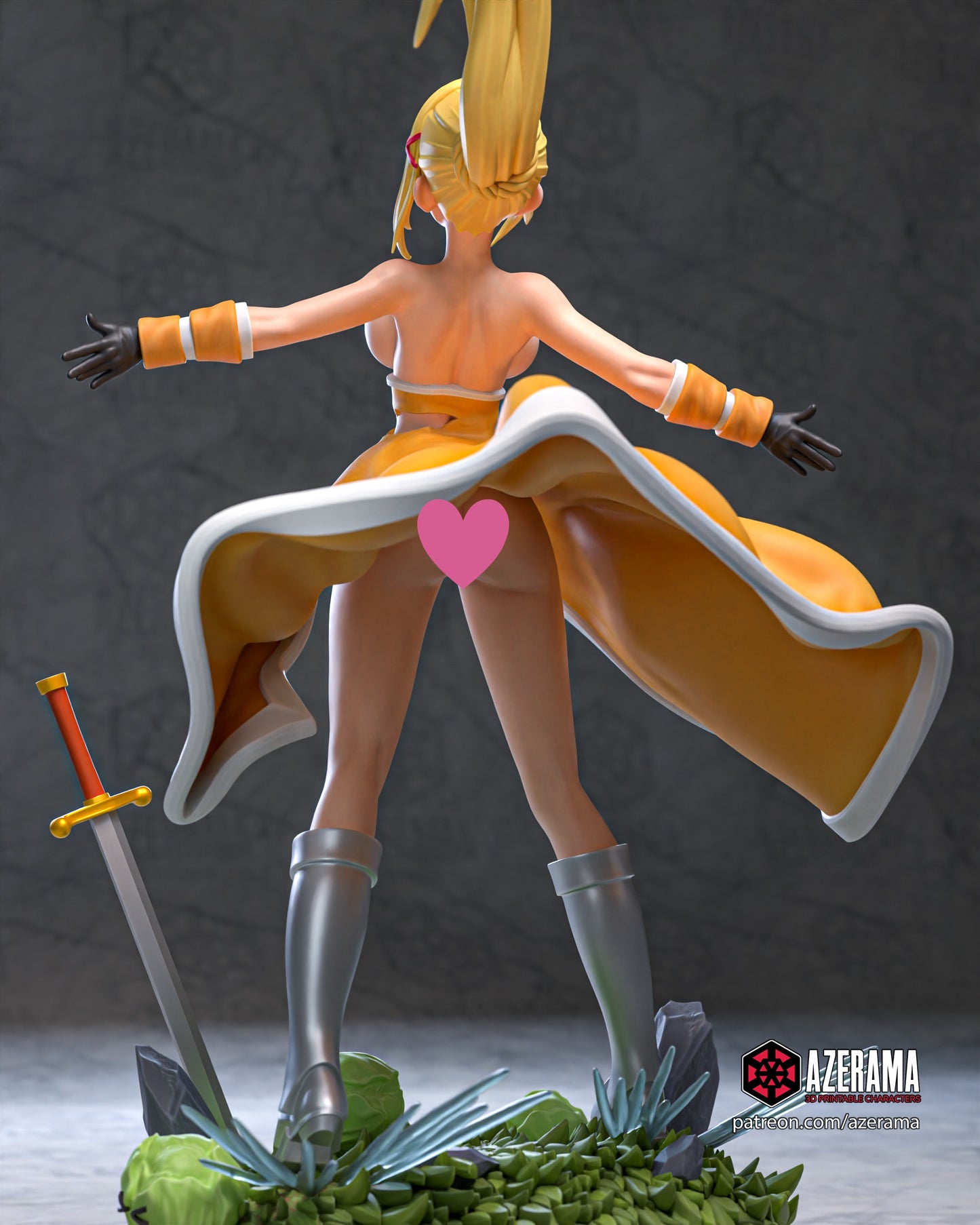 Darkness NSFW - Unassembled and Unpainted Garage Kit - Model Designed by Azerama