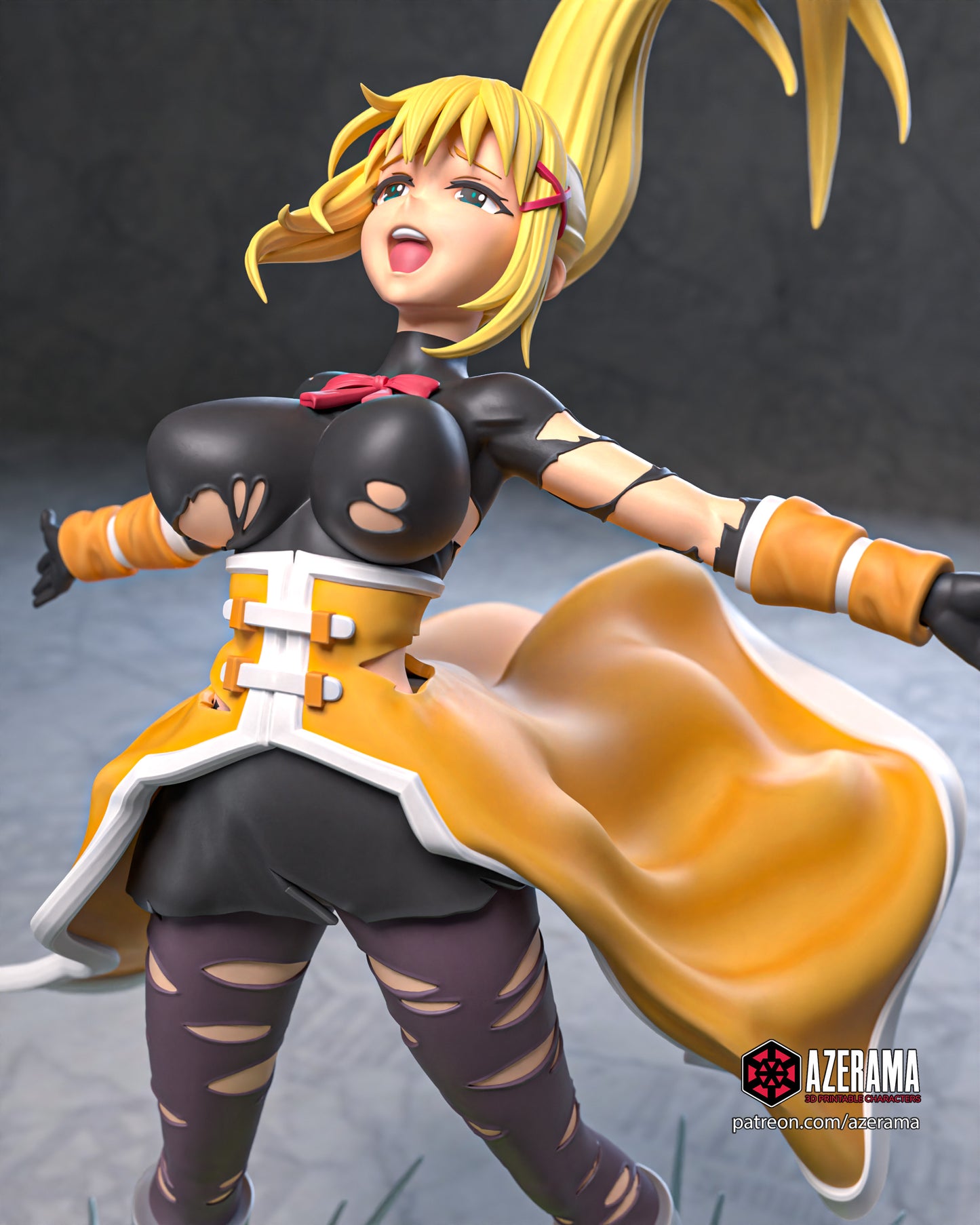 Darkness - Unassembled and Unpainted Garage Kit - Model Designed by Azerama