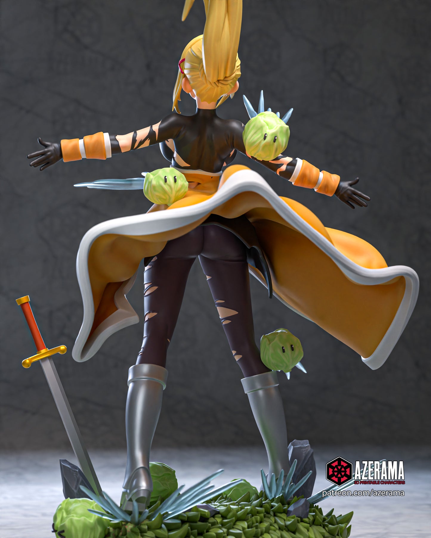 Darkness - Unassembled and Unpainted Garage Kit - Model Designed by Azerama