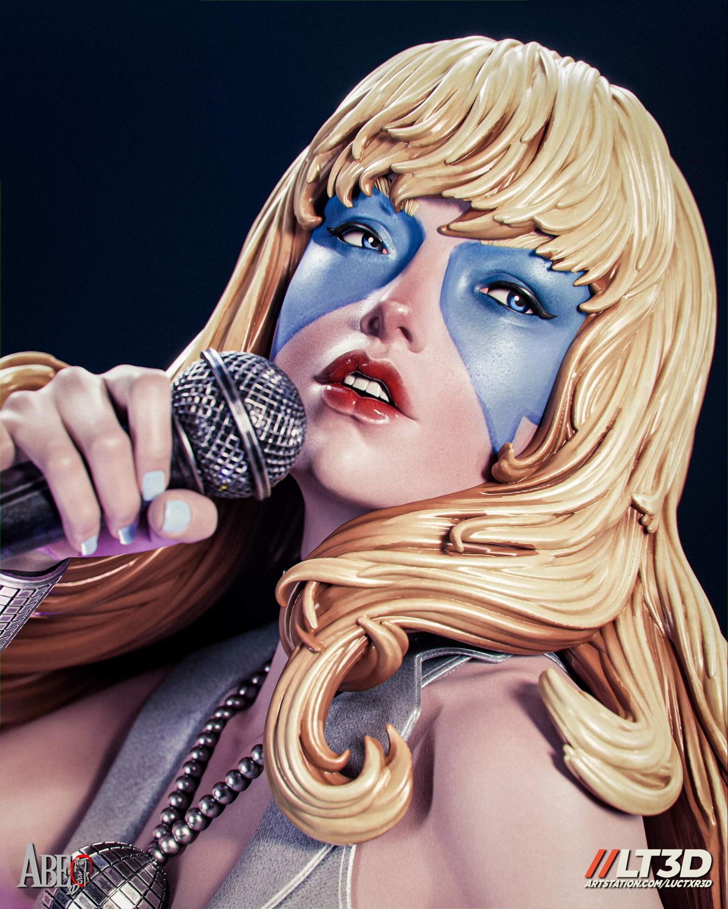 Dazzler - Unassembled and Unpainted Garage Kit - Model Designed by Abe3D/LT3D
