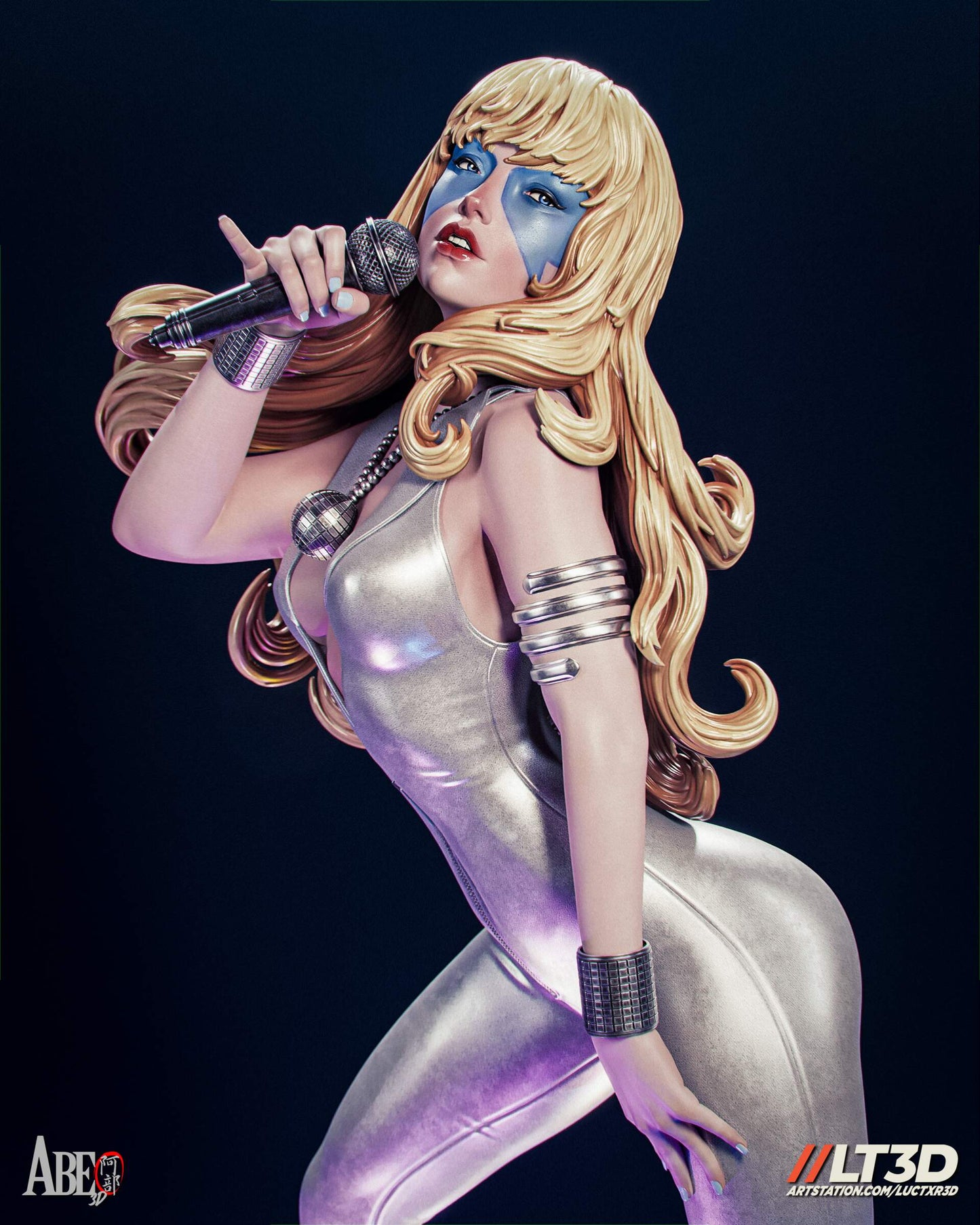 Dazzler - Unassembled and Unpainted Garage Kit - Model Designed by Abe3D/LT3D