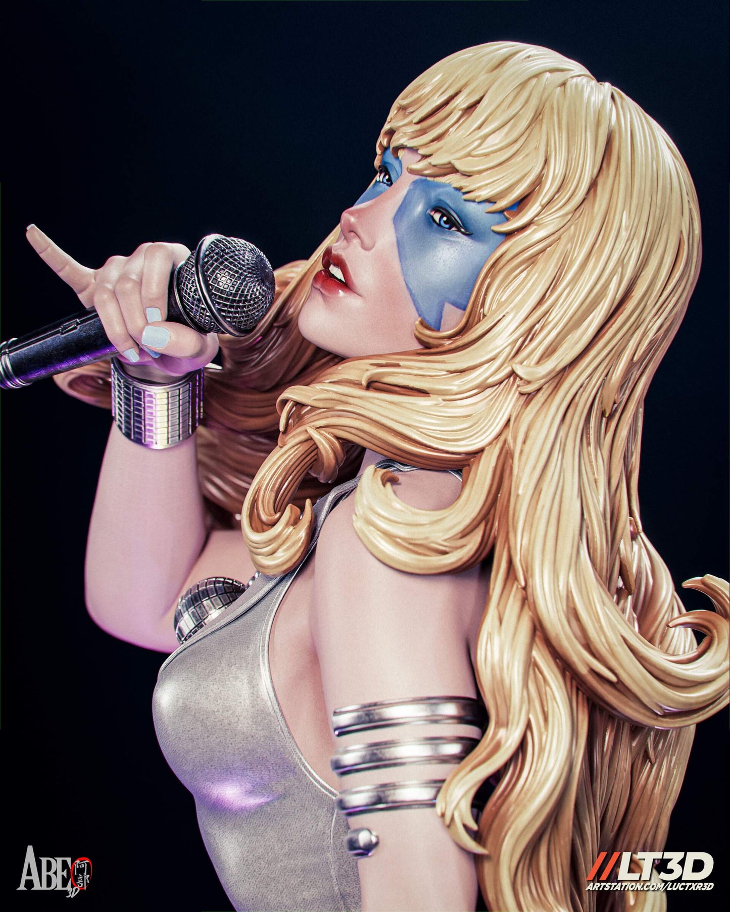 Dazzler - Unassembled and Unpainted Garage Kit - Model Designed by Abe3D/LT3D