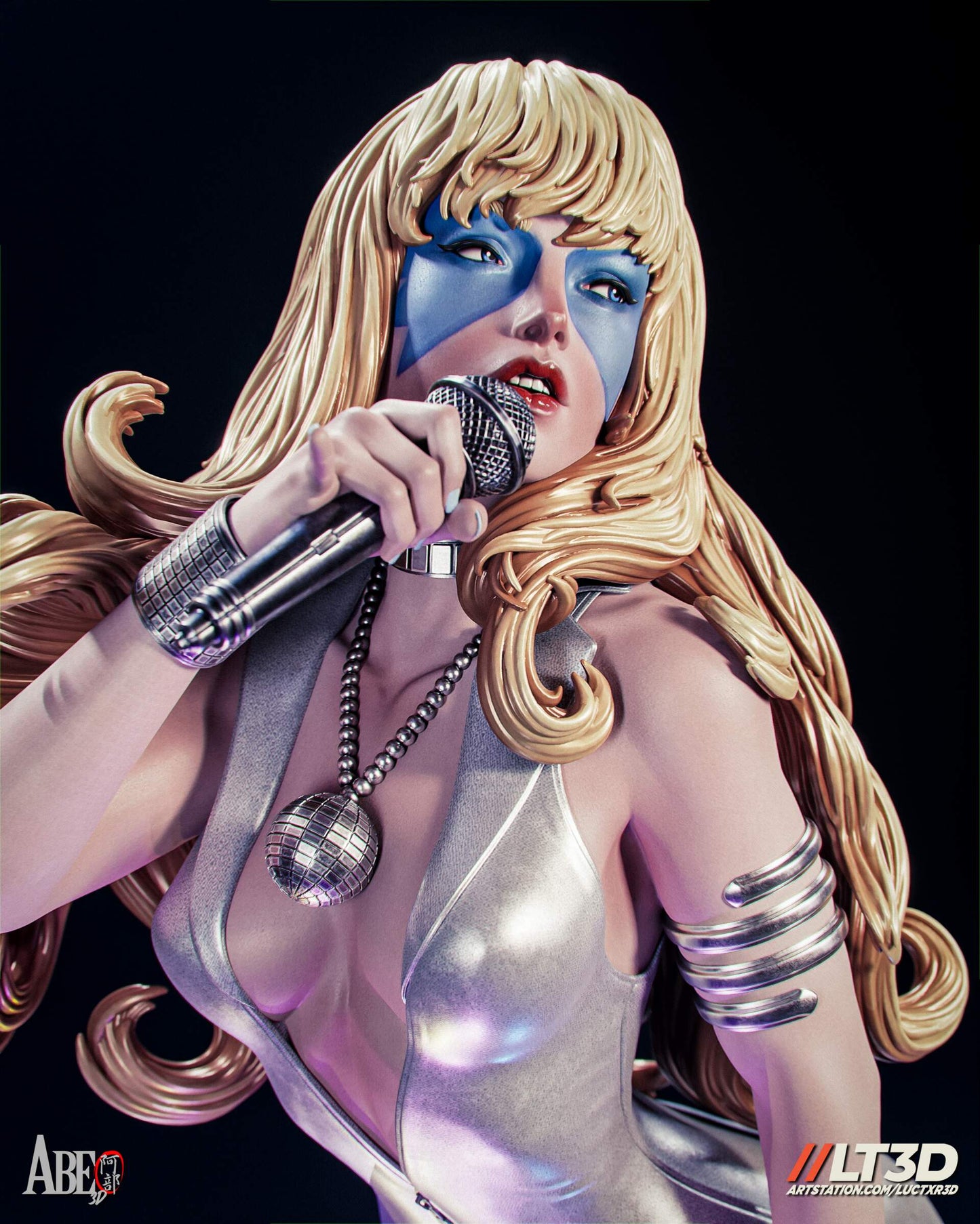 Dazzler - Unassembled and Unpainted Garage Kit - Model Designed by Abe3D/LT3D