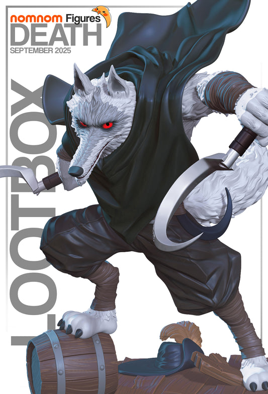 Death (Puss n Boots) - Unassembled and Unpainted Garage Kit - Model Designed by NomNom Figures
