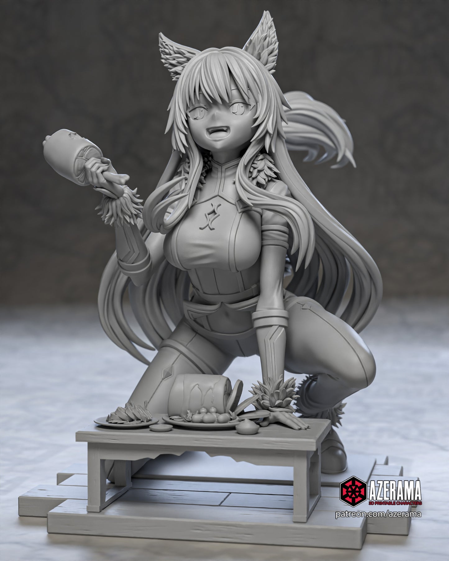 Delta - Unassembled and Unpainted Garage Kit - Model Designed by Azerama