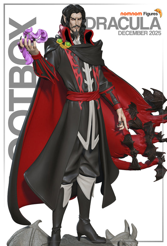 Dracula - Unassembled and Unpainted Garage Kit - Model Designed by Nomnom Figures