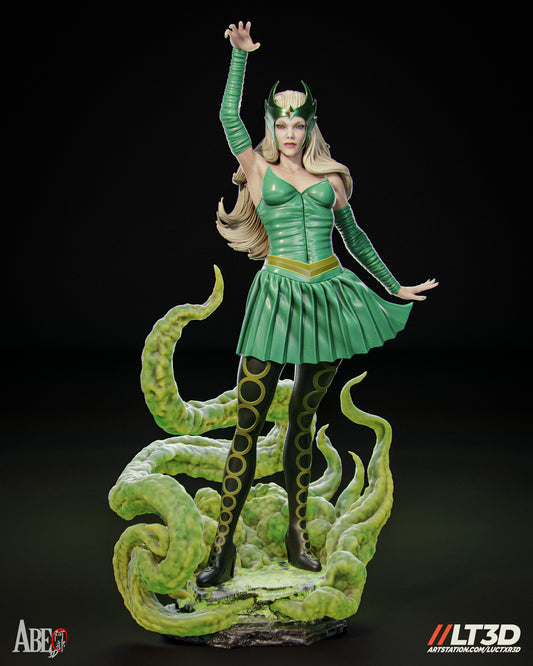 Enchantress - Unassembled and Unpainted Garage Kit - Model Designed by Abe3d/LT3D