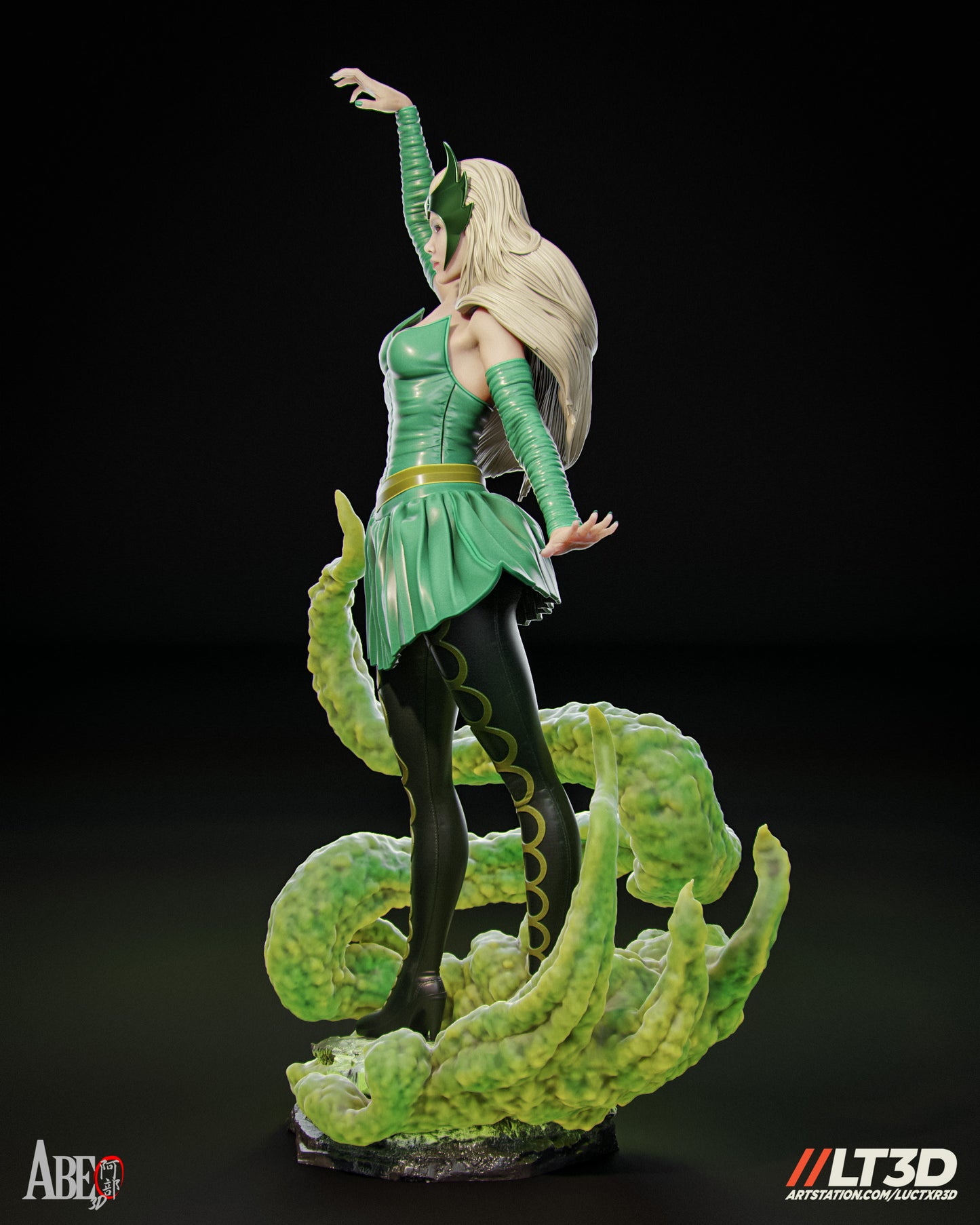 Enchantress - Unassembled and Unpainted Garage Kit - Model Designed by Abe3d/LT3D