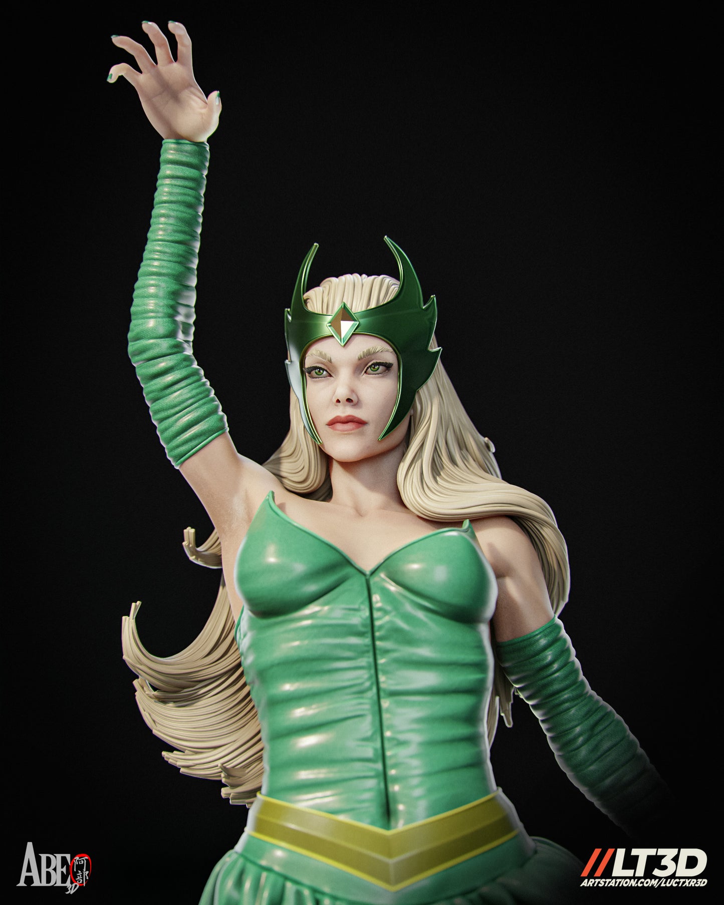 Enchantress - Unassembled and Unpainted Garage Kit - Model Designed by Abe3d/LT3D