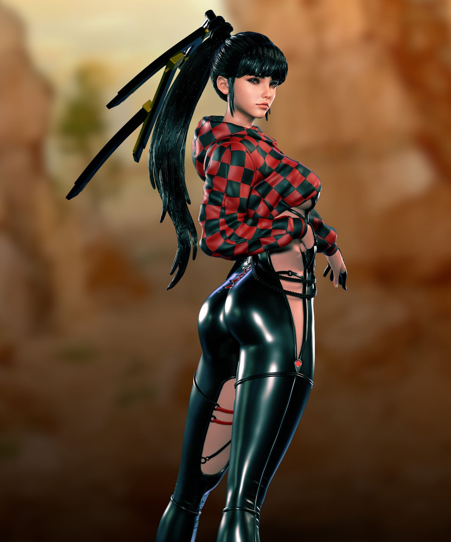 Eve Racer Suit - Unassembled and Unpainted Garage Kit - Model Designed by Abe3d/MATC3D