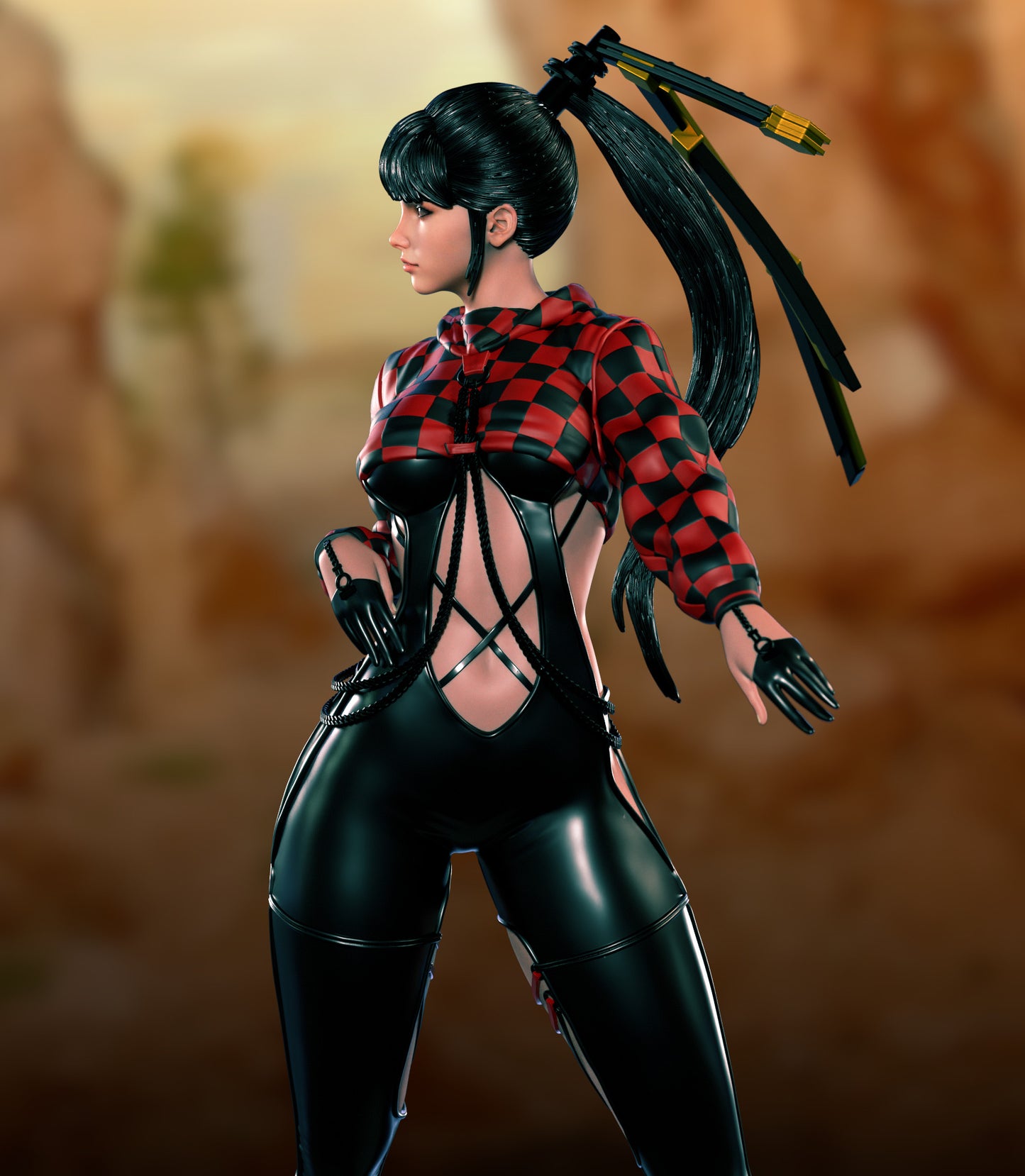 Eve Racer Suit - Unassembled and Unpainted Garage Kit - Model Designed by Abe3d/MATC3D