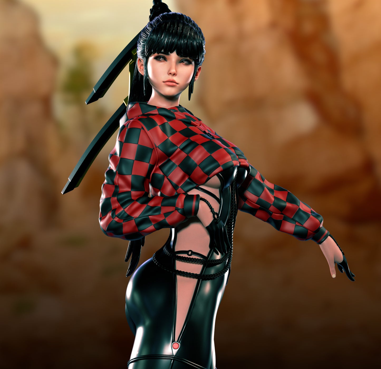 Eve Racer Suit - Unassembled and Unpainted Garage Kit - Model Designed by Abe3d/MATC3D