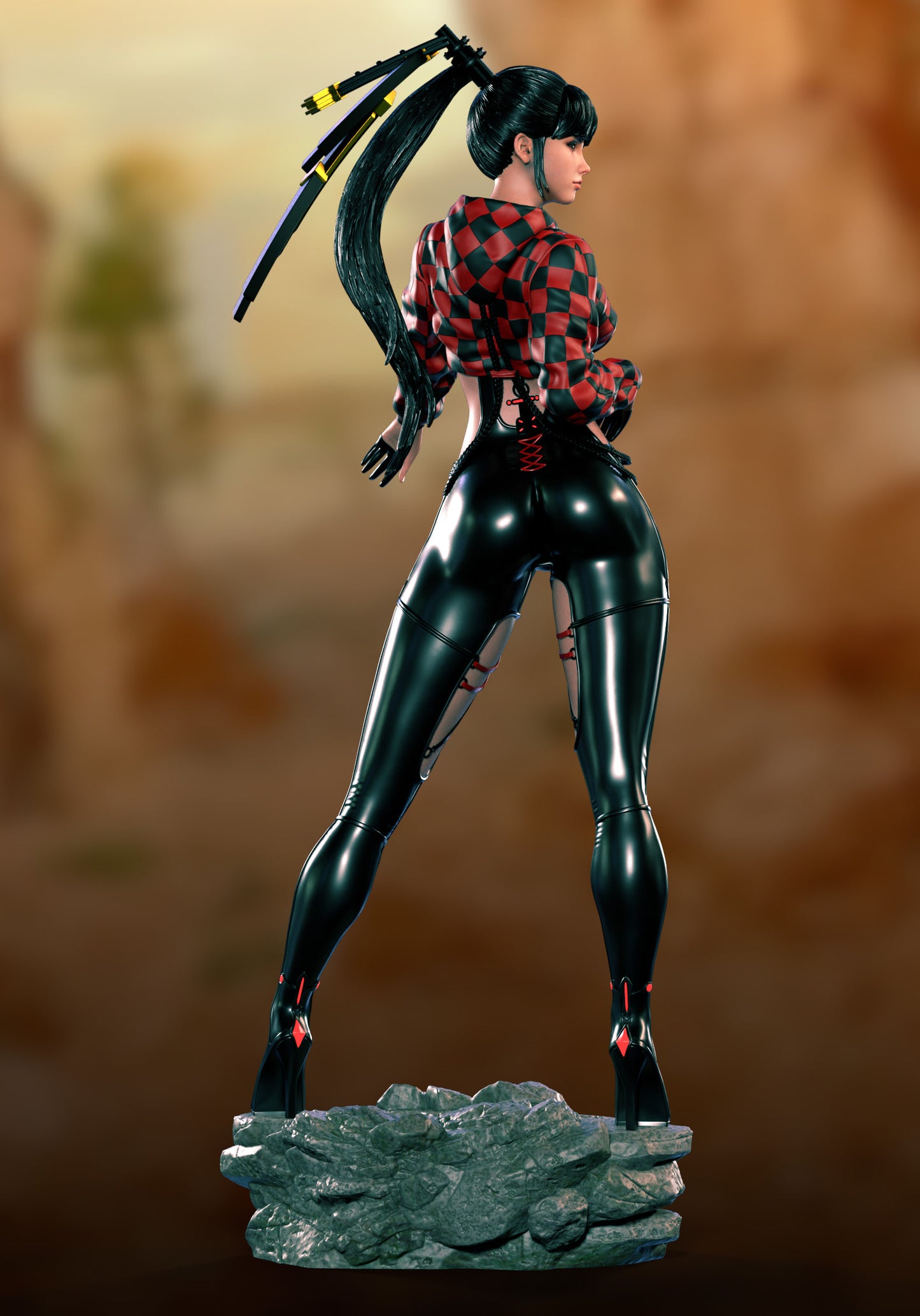 Eve Racer Suit - Unassembled and Unpainted Garage Kit - Model Designed by Abe3d/MATC3D