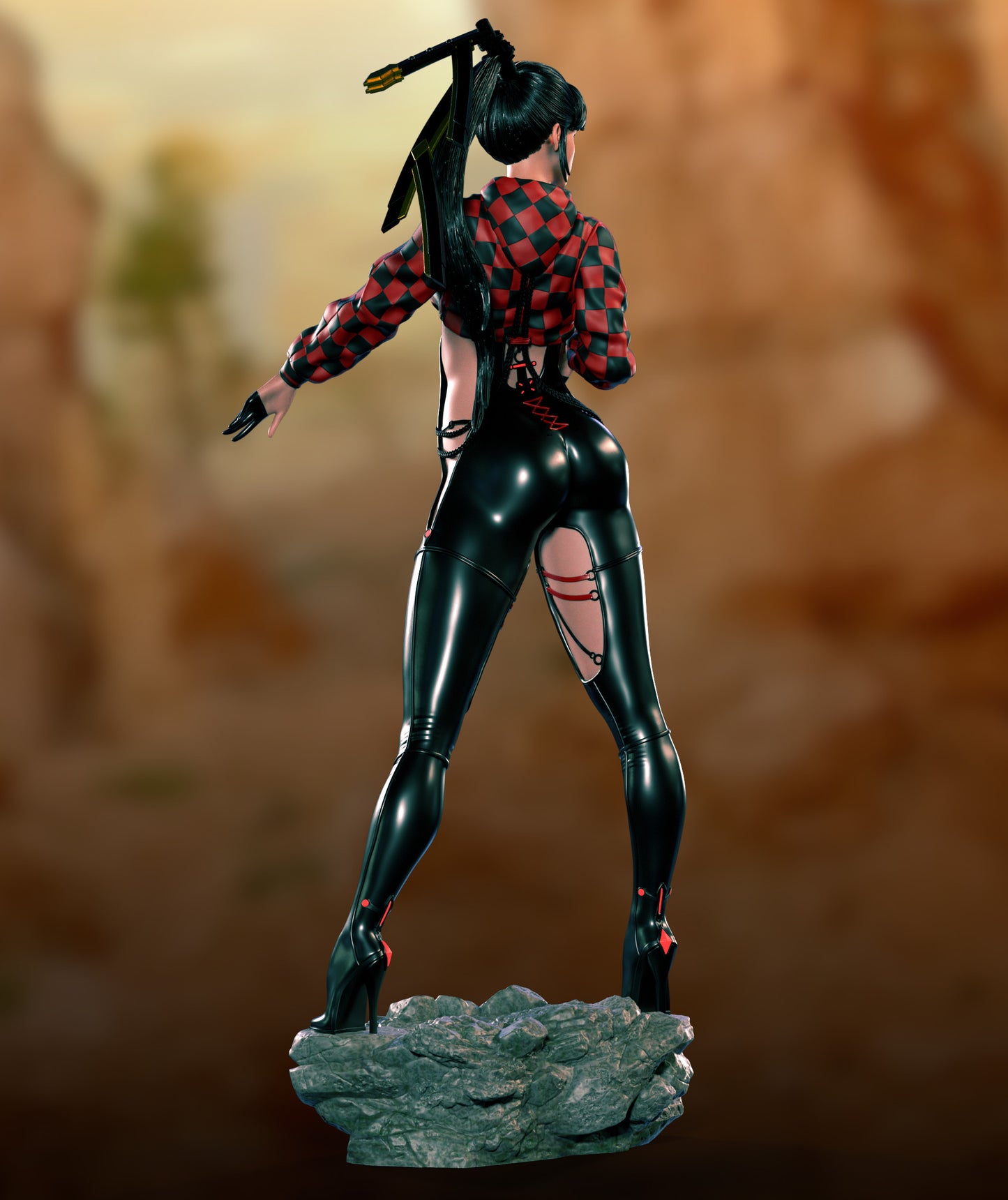 Eve Racer Suit - Unassembled and Unpainted Garage Kit - Model Designed by Abe3d/MATC3D